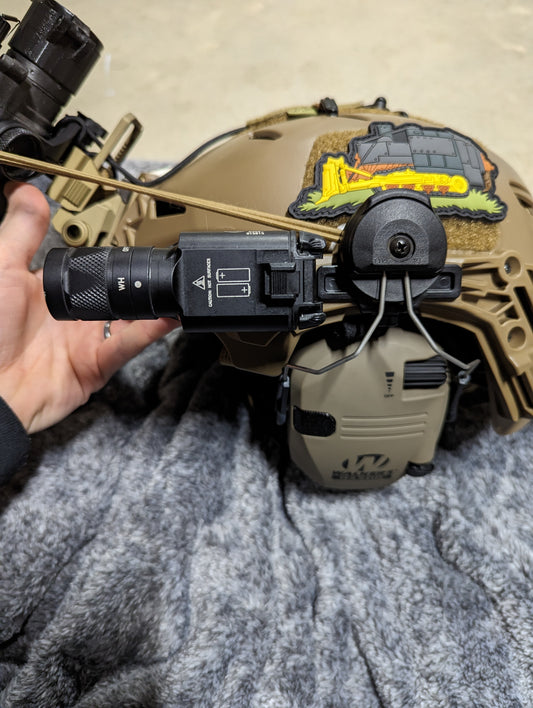 Picatinny Rail Extender for Helmets