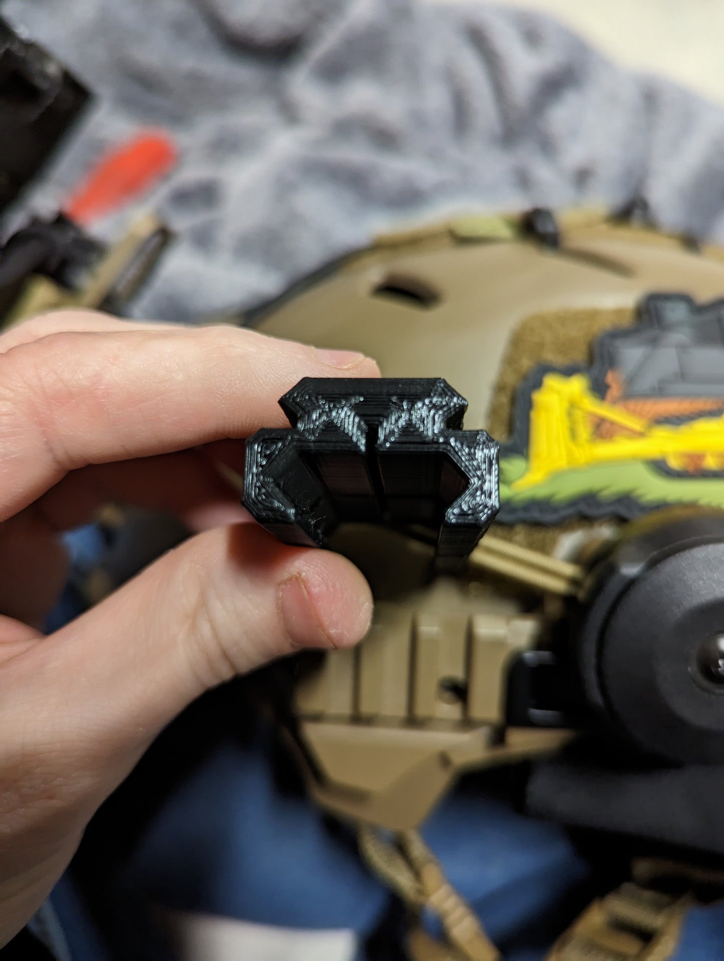 Picatinny Rail Extender for Helmets