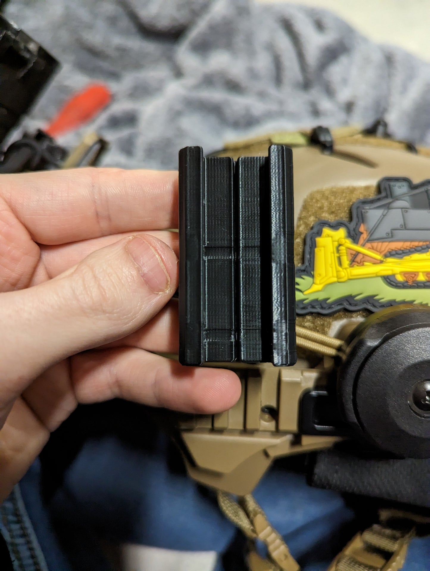 Picatinny Rail Extender for Helmets