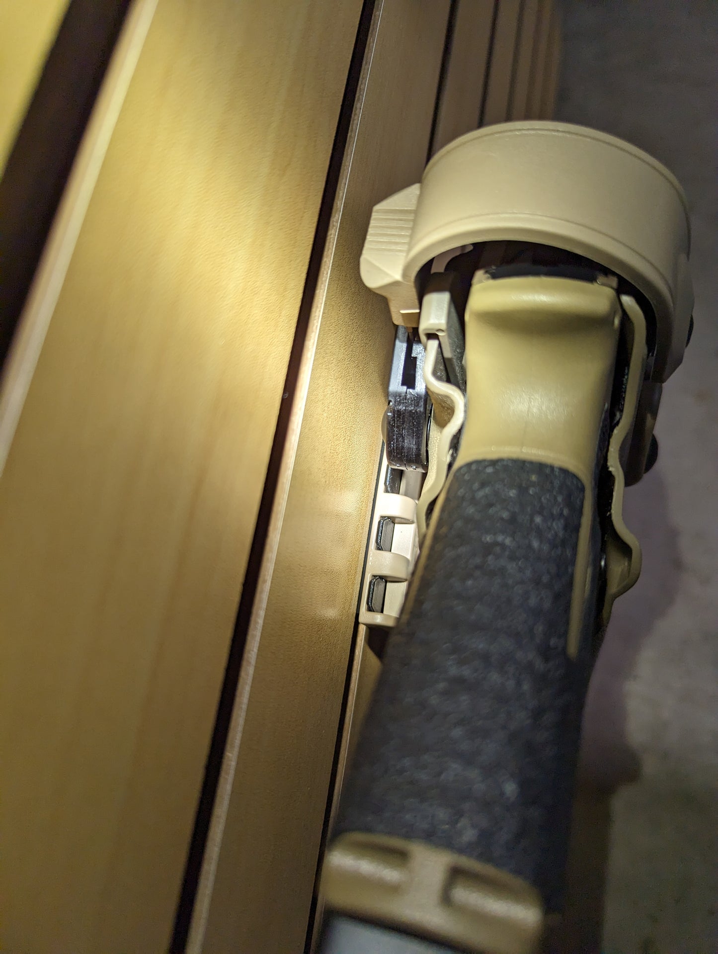 Slip-On Mount for Safariland QLS - Slatwall | Handgun Holder Storage Rack