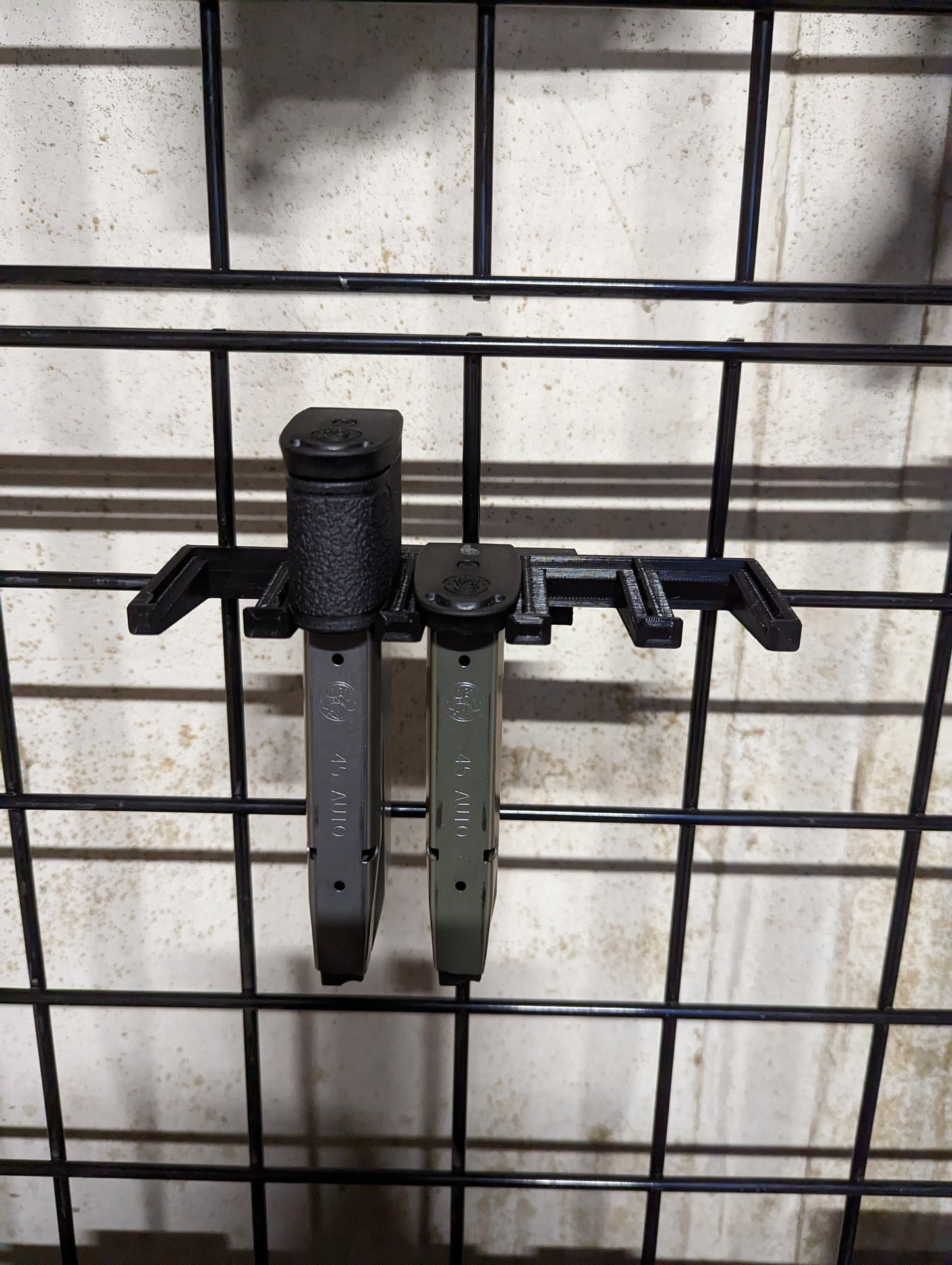 Mount for S&W M&P 45 Mags - Gridwall | Magazine Holder Storage Rack