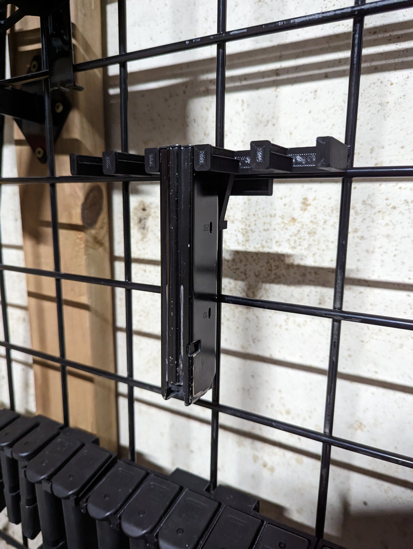 Mount for Colt / Uzi Mags - Gridwall | Magazine Holder Storage Rack