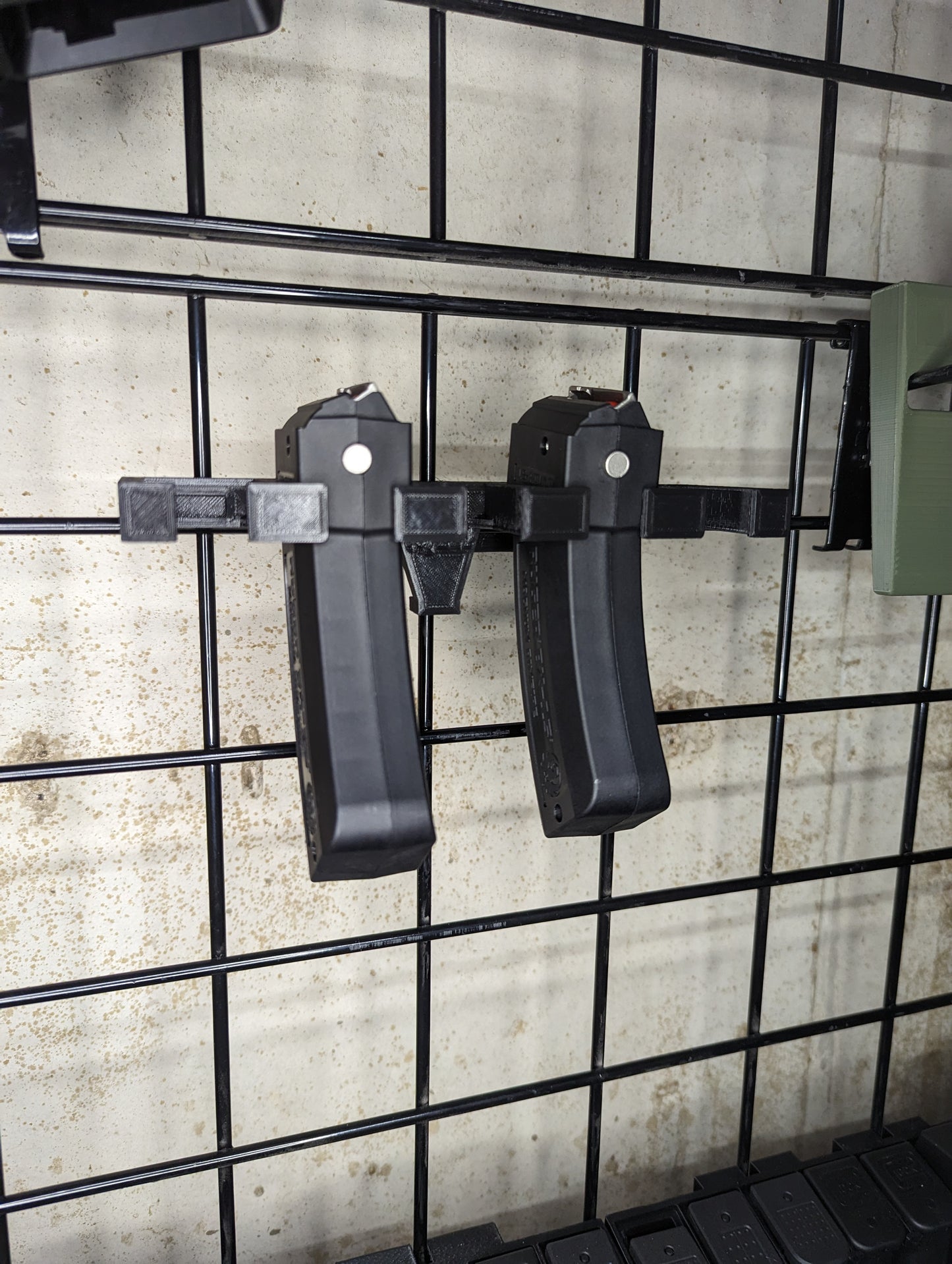 Mount for Ruger 10/22 17HMR/22WMR Mags - Gridwall | Magazine Holder Storage Rack