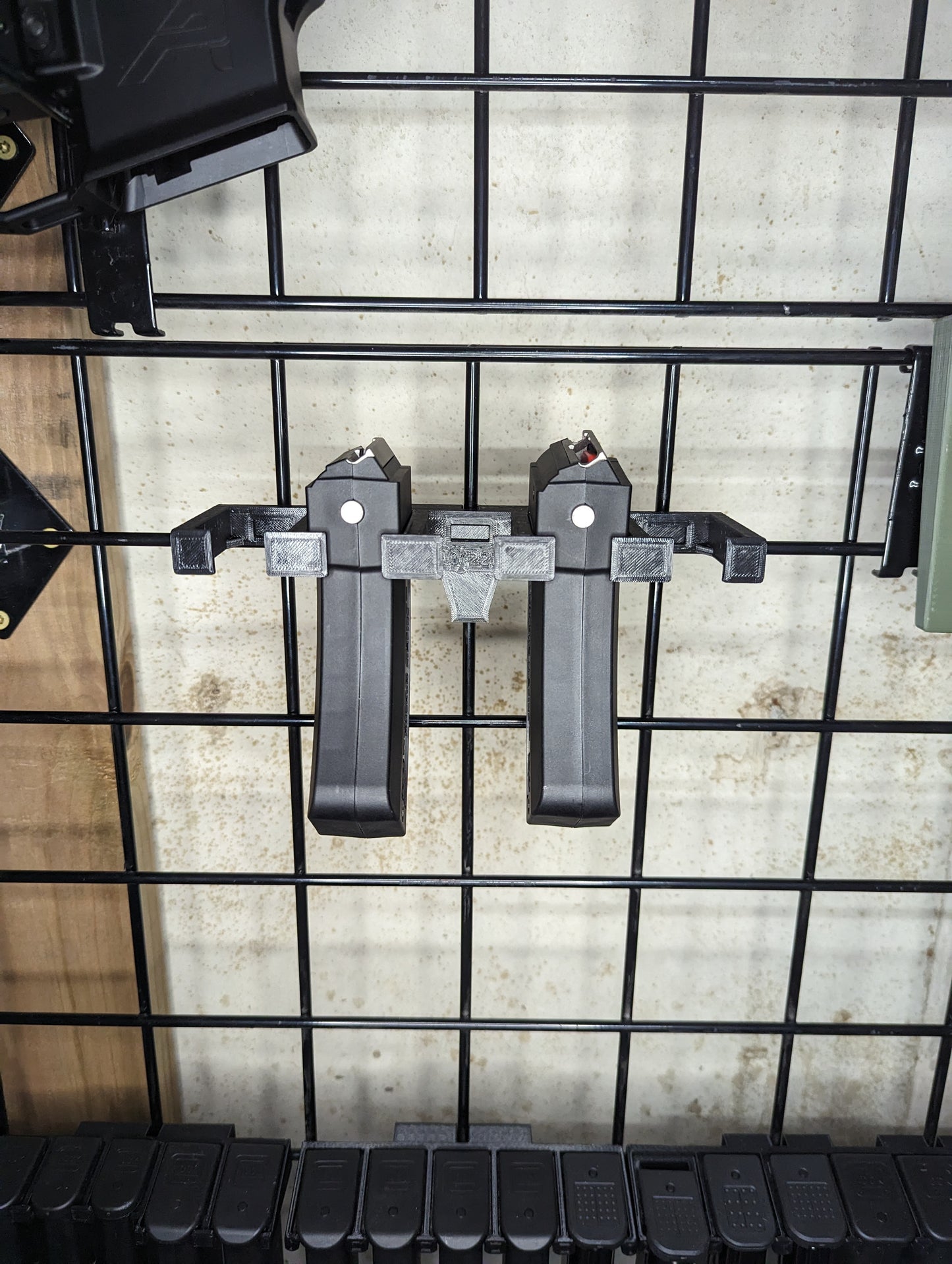 Mount for Ruger 10/22 17HMR/22WMR Mags - Gridwall | Magazine Holder Storage Rack