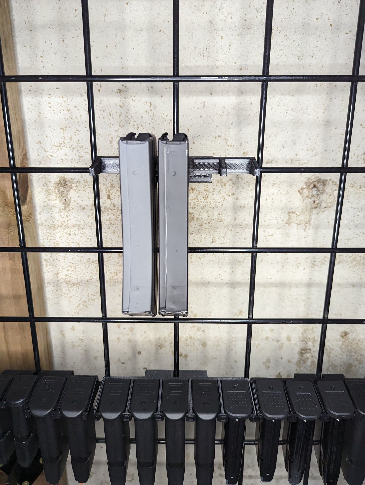 Mount for 762x39 AR 47 Mags - Gridwall | Magazine Holder Storage Rack