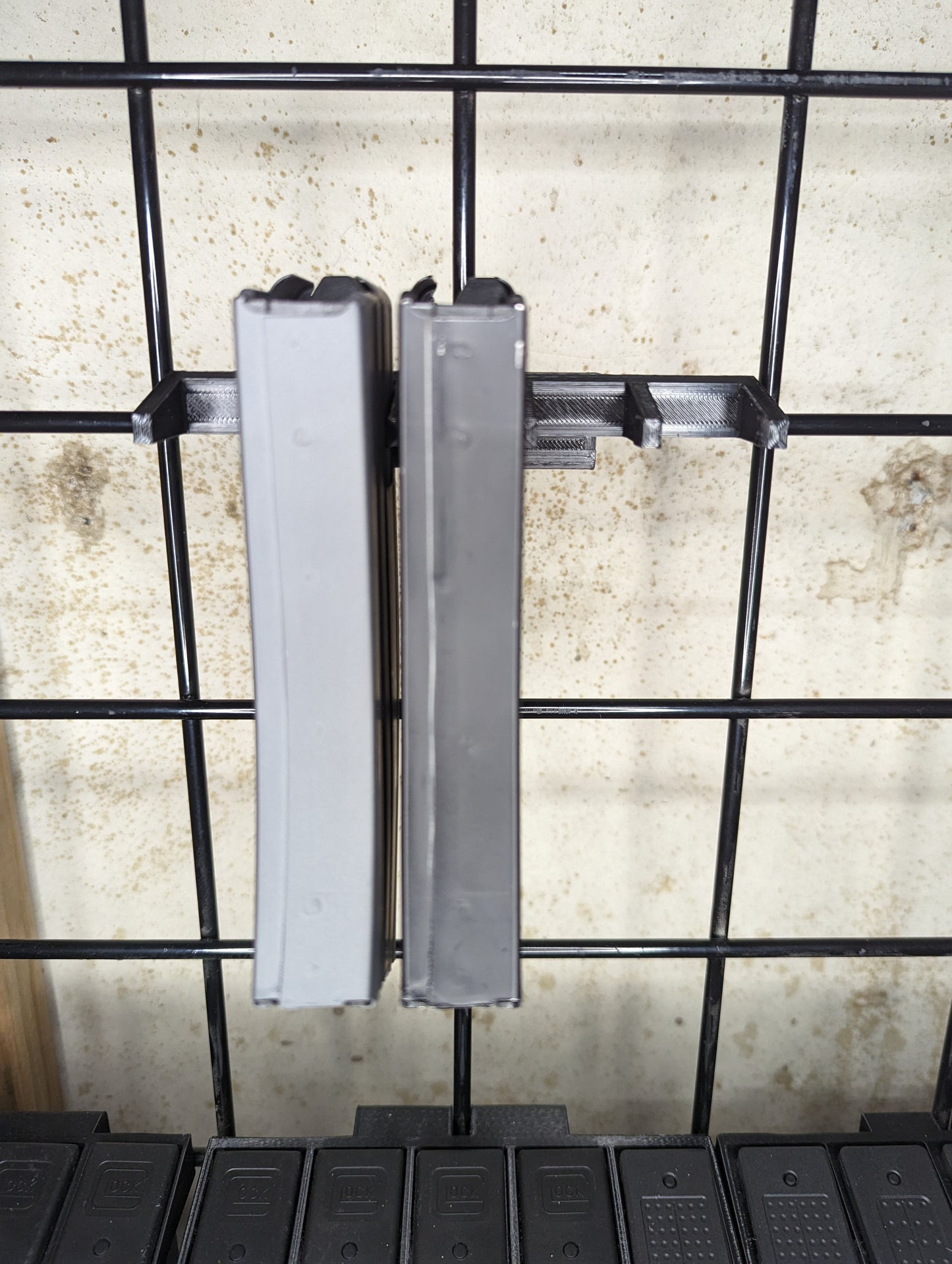 Mount for 762x39 AR 47 Mags - Gridwall | Magazine Holder Storage Rack