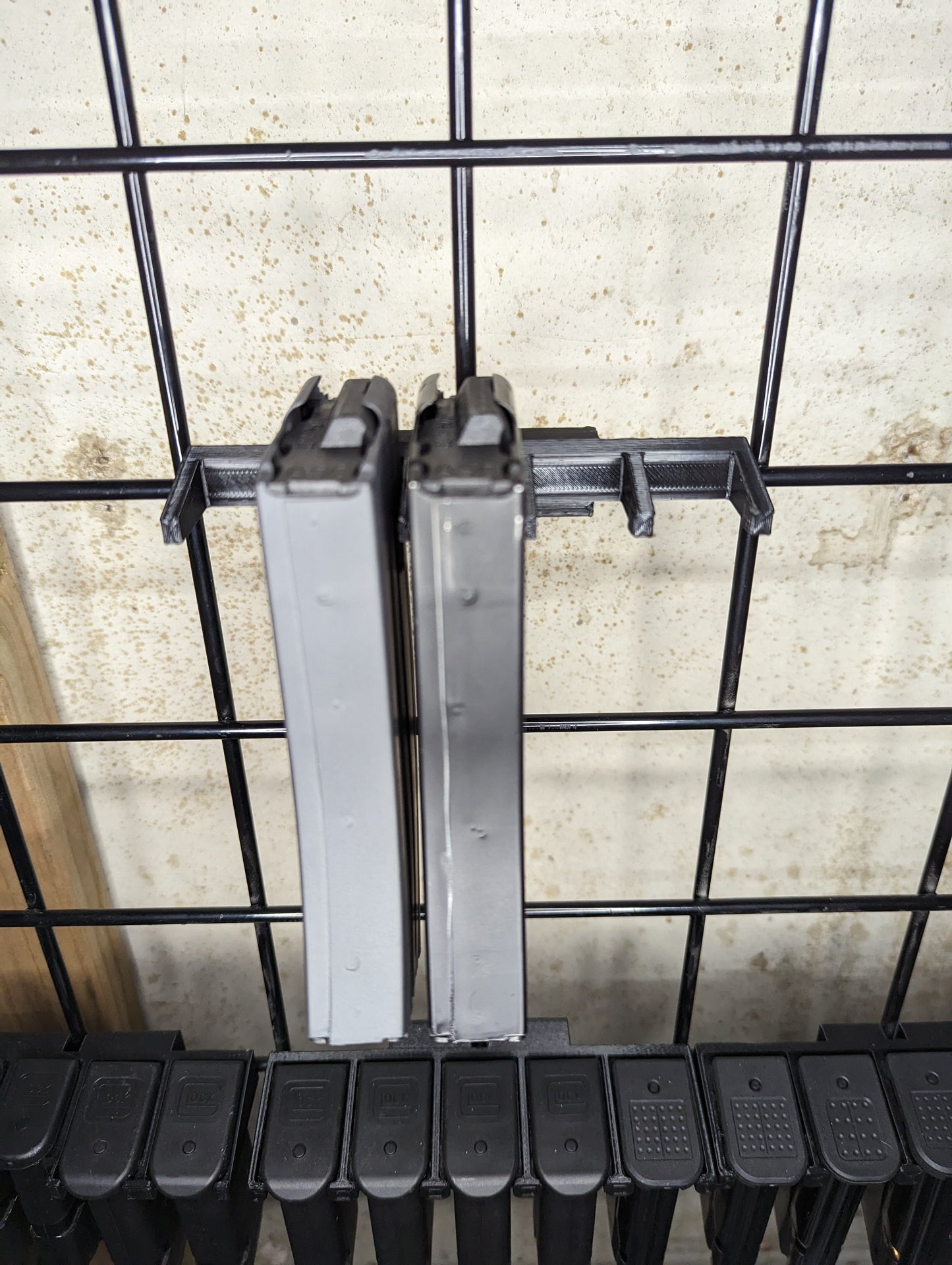 Mount for 762x39 AR 47 Mags - Gridwall | Magazine Holder Storage Rack