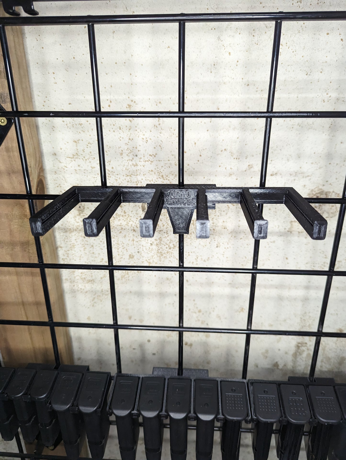 Mount for AR 10 Lancer Mags - Gridwall | Magazine Holder Storage Rack