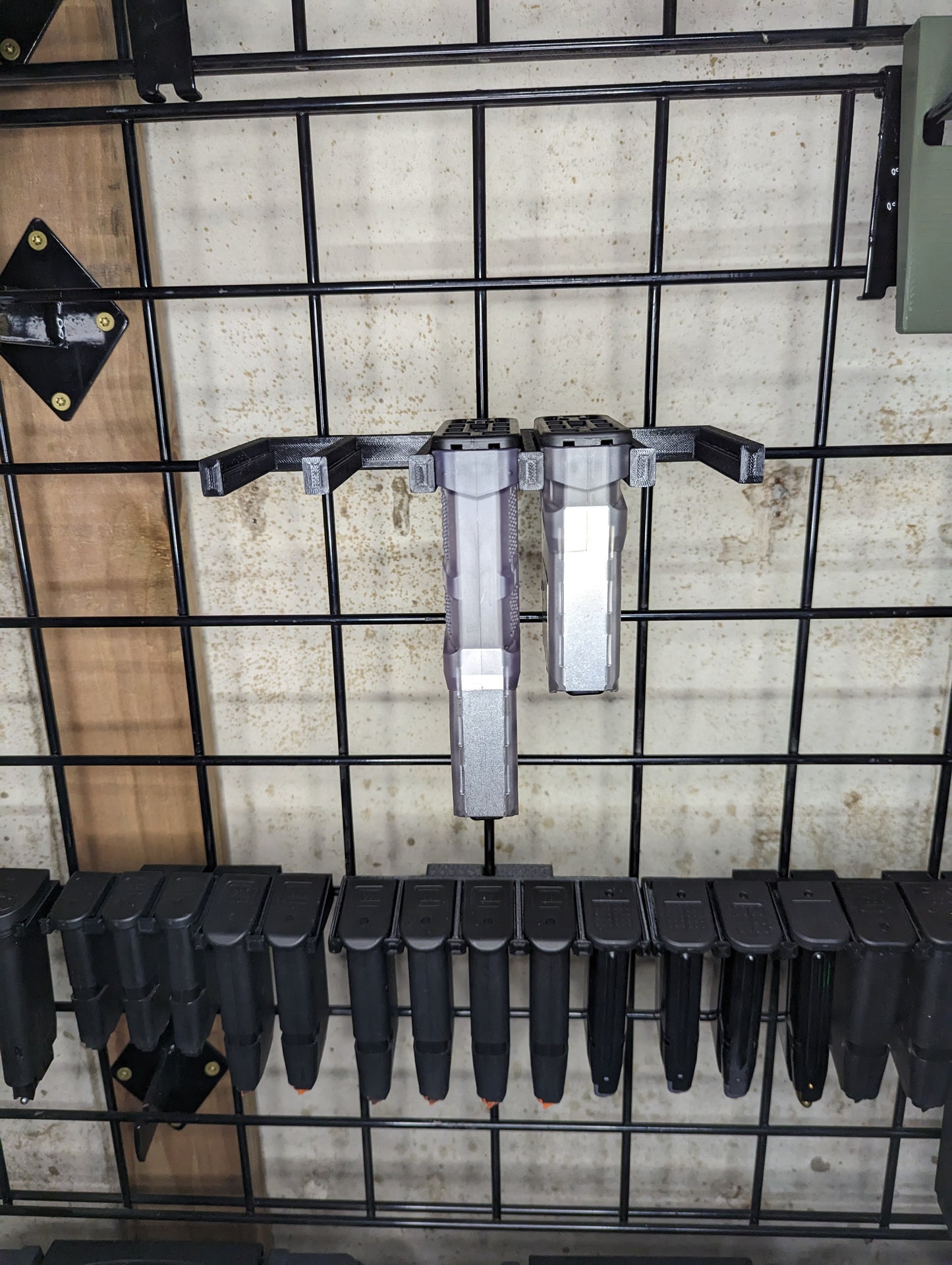 Mount for AR 10 Lancer Mags - Gridwall | Magazine Holder Storage Rack