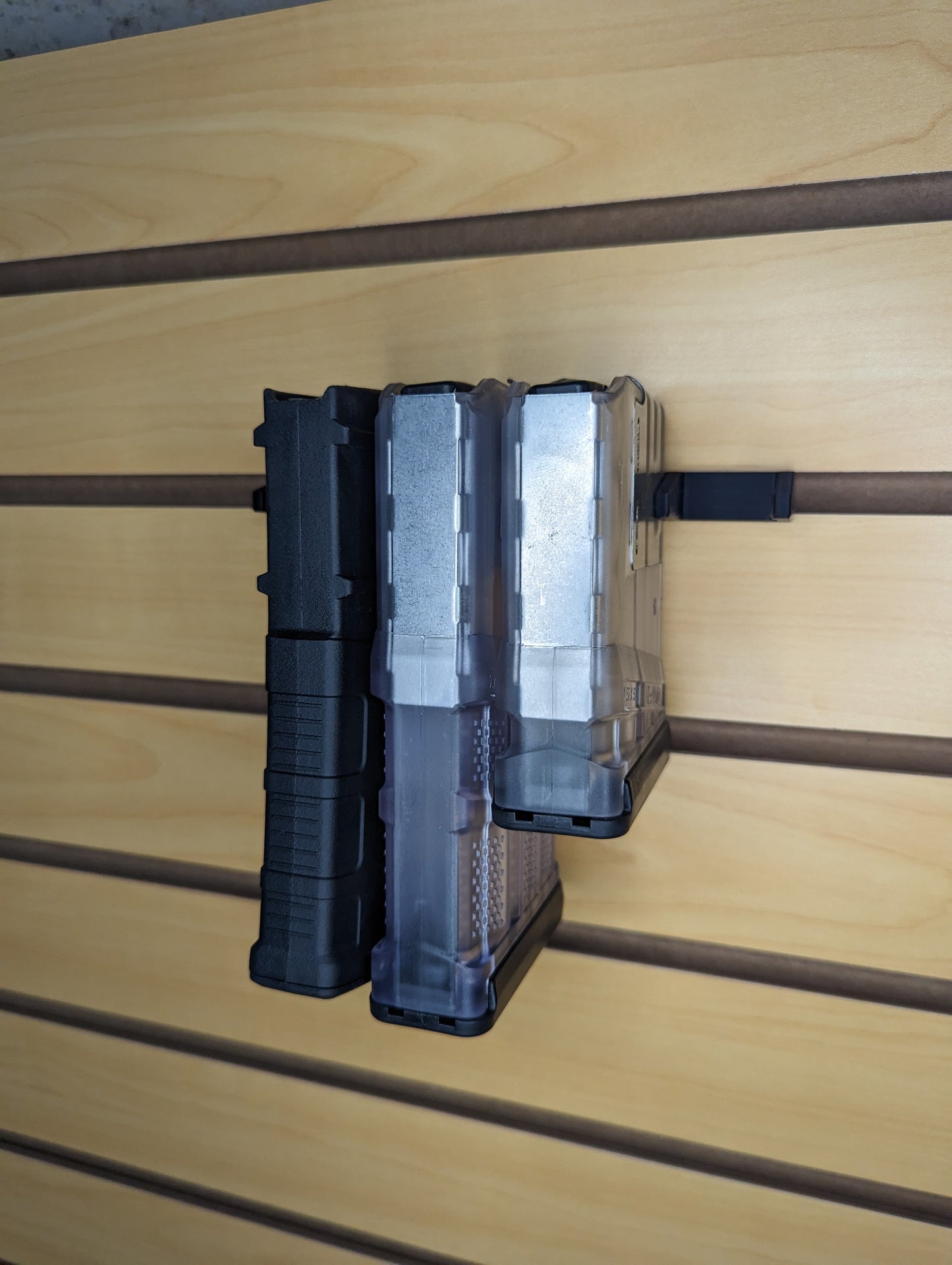 Mount for AR 10 Pattern Mags - Slatwall | Magazine Holder Storage Rack
