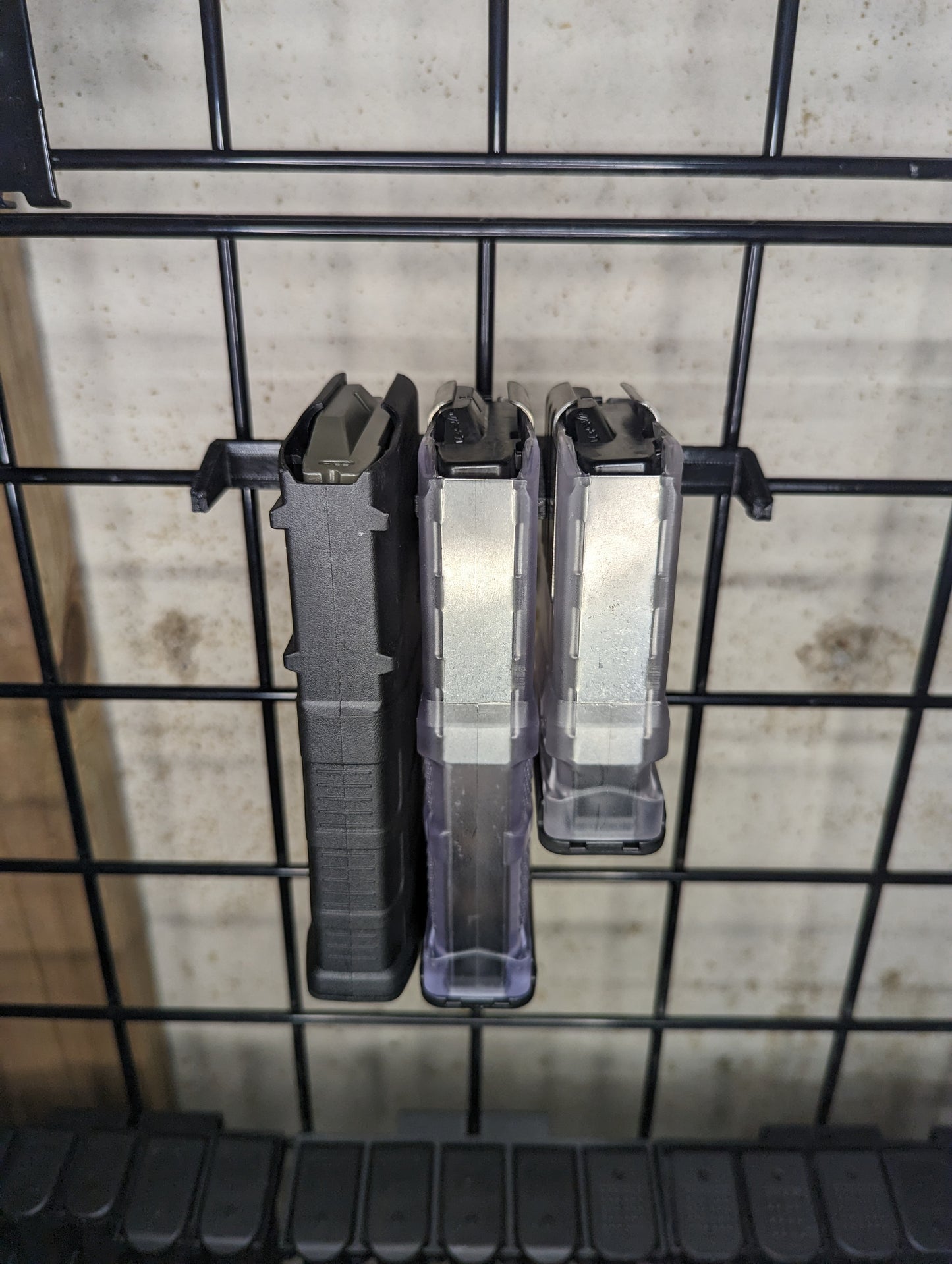 Mount for AR 10 Pattern Mags - Gridwall | Magazine Holder Storage Rack