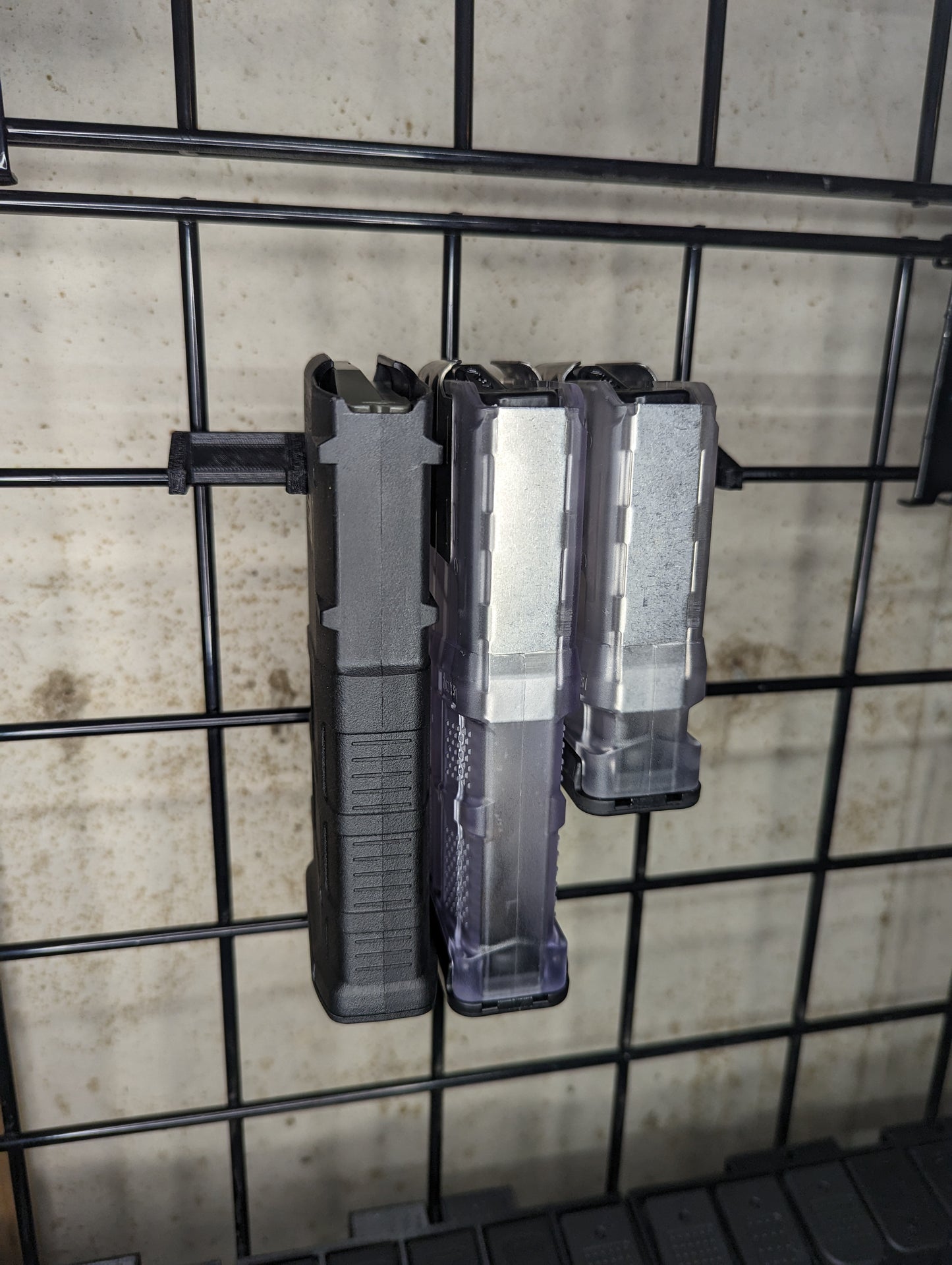 Mount for AR 10 Pattern Mags - Gridwall | Magazine Holder Storage Rack