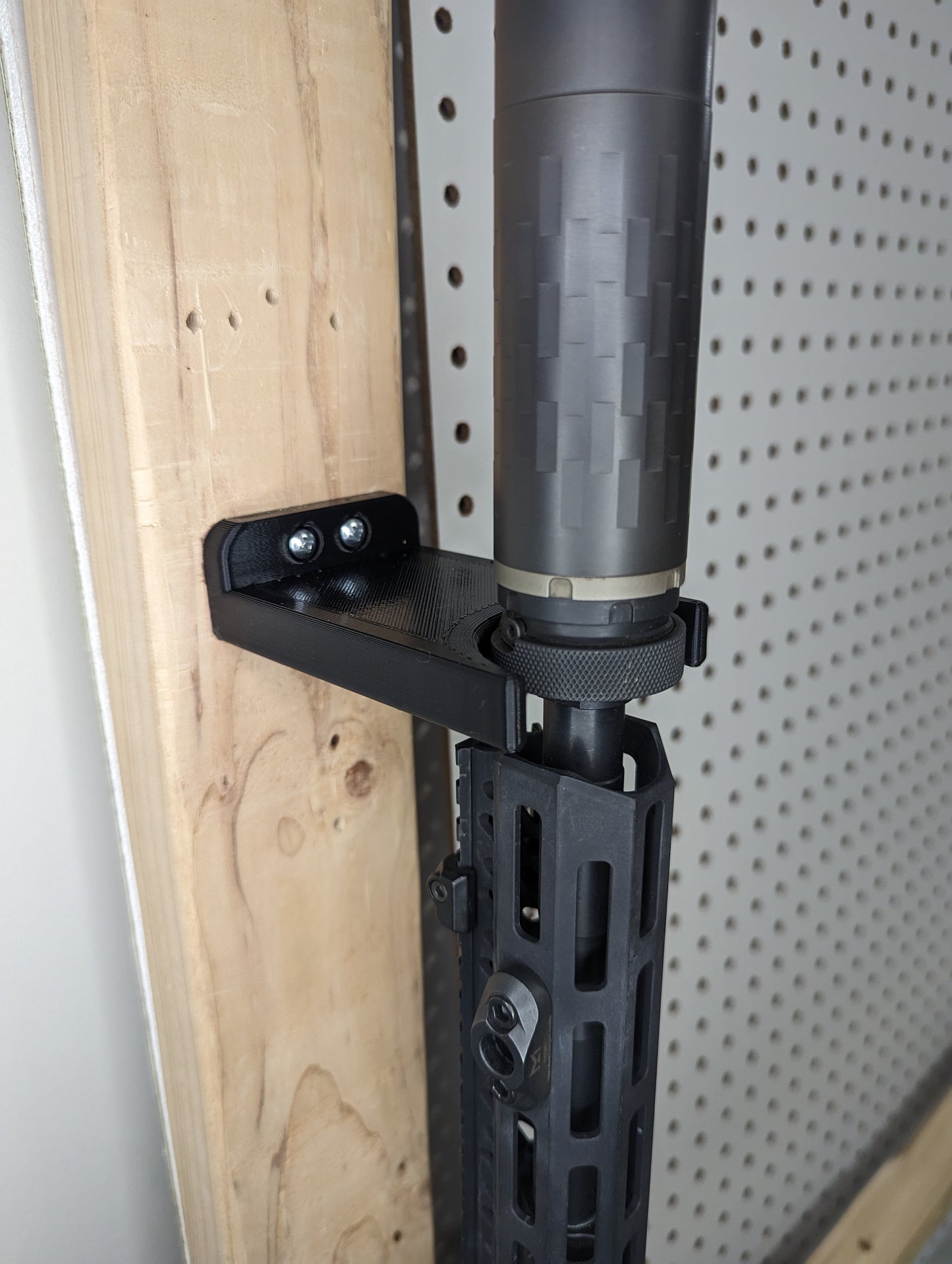 Universal Inline Vertical Rest - Wall | Rifle Holder Storage Rack