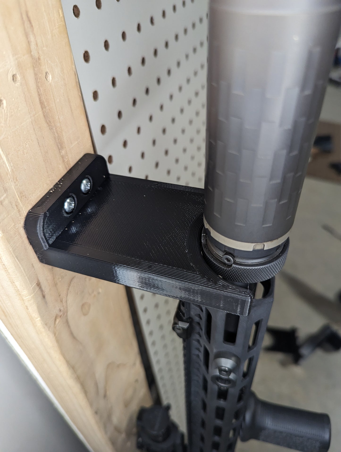 Universal Inline Vertical Rest - Wall | Rifle Holder Storage Rack