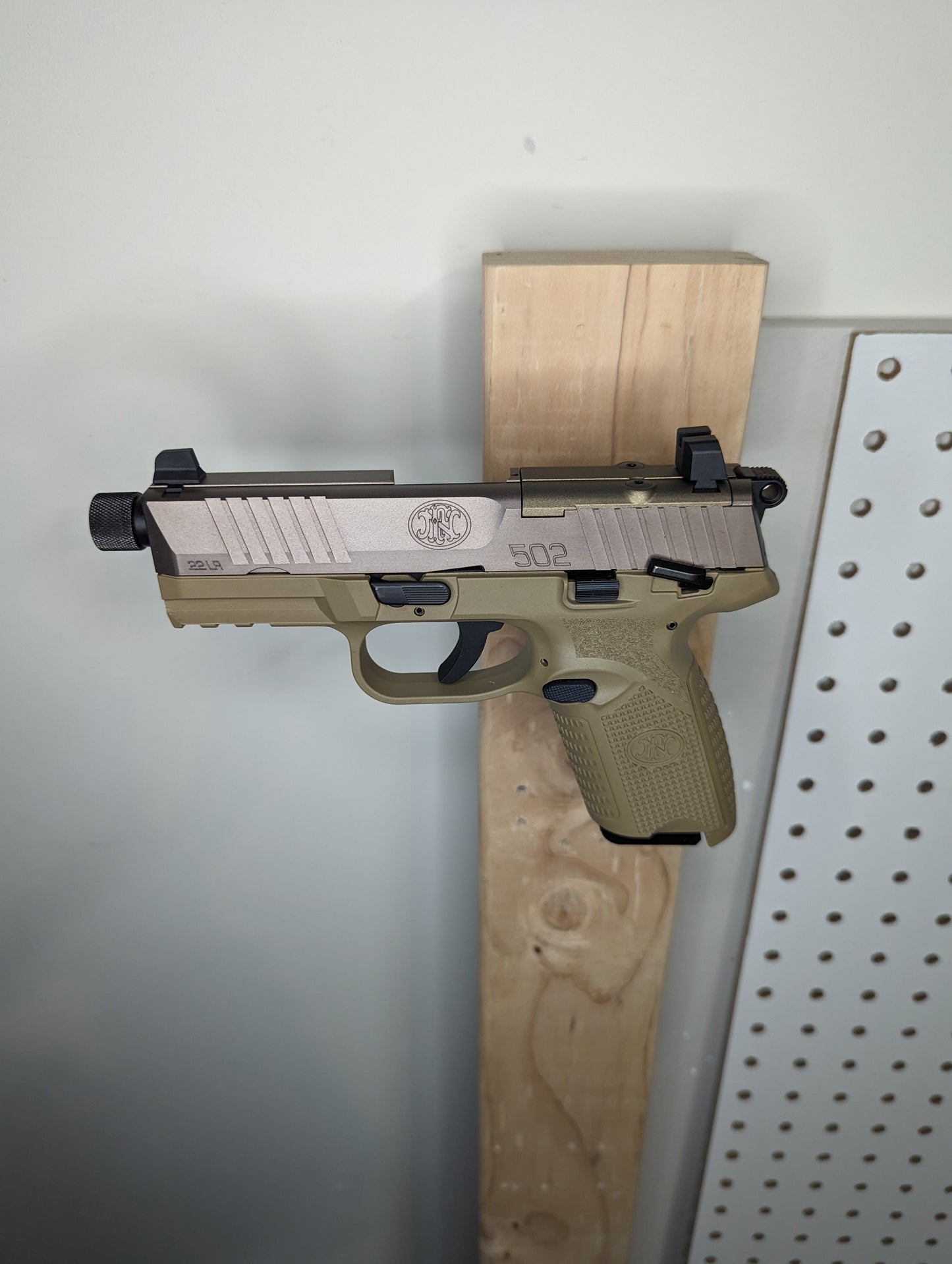 Magwell Mount for FN 502 Tactical - Wall | Handgun Holder Storage Rack