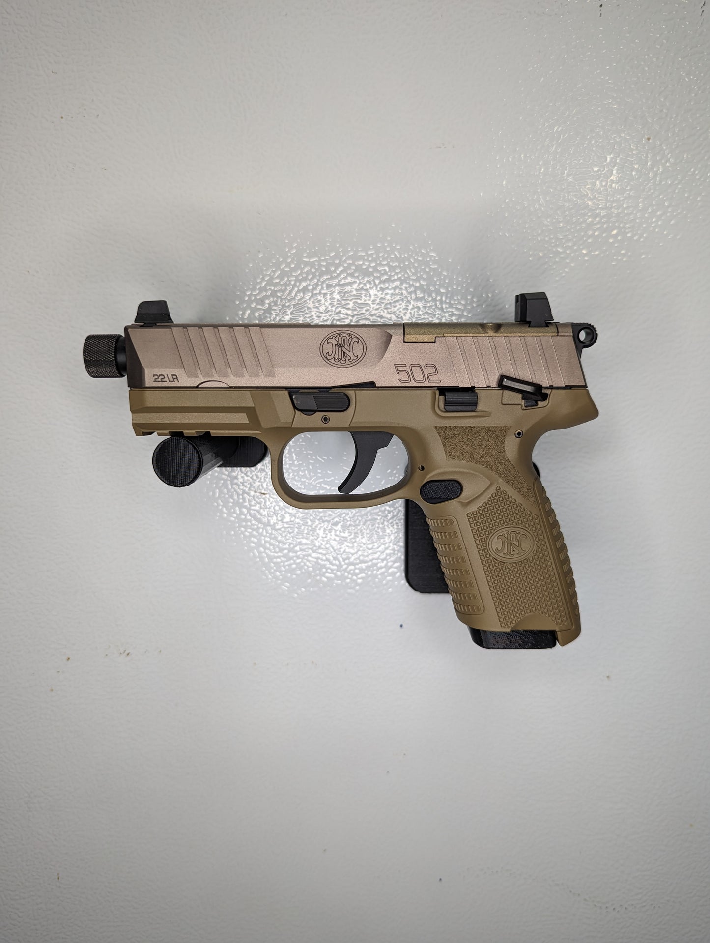 Magwell Mount for FN 502 Tactical - Magnet | Handgun Holder Storage Rack