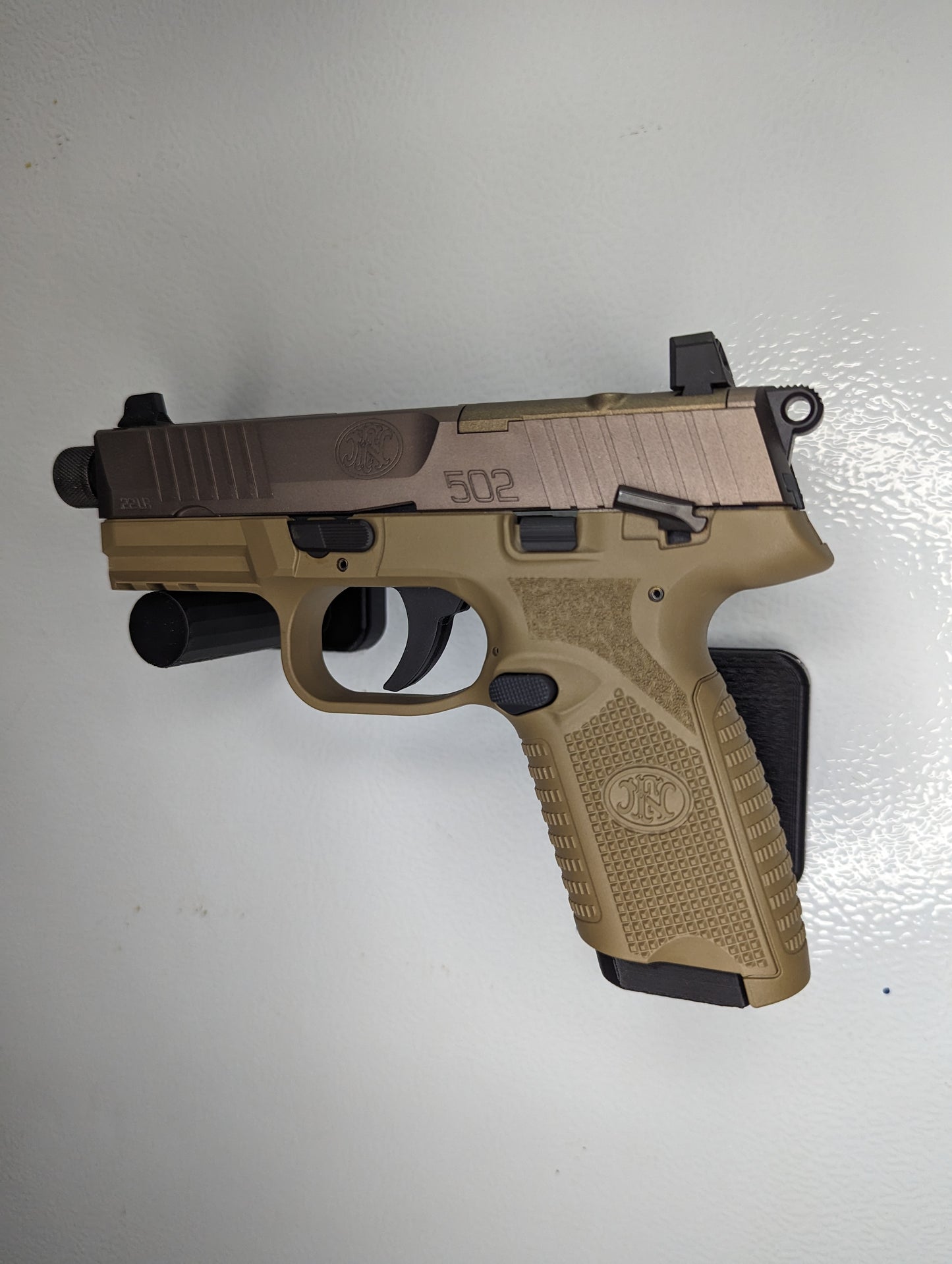 Magwell Mount for FN 502 Tactical - Magnet | Handgun Holder Storage Rack