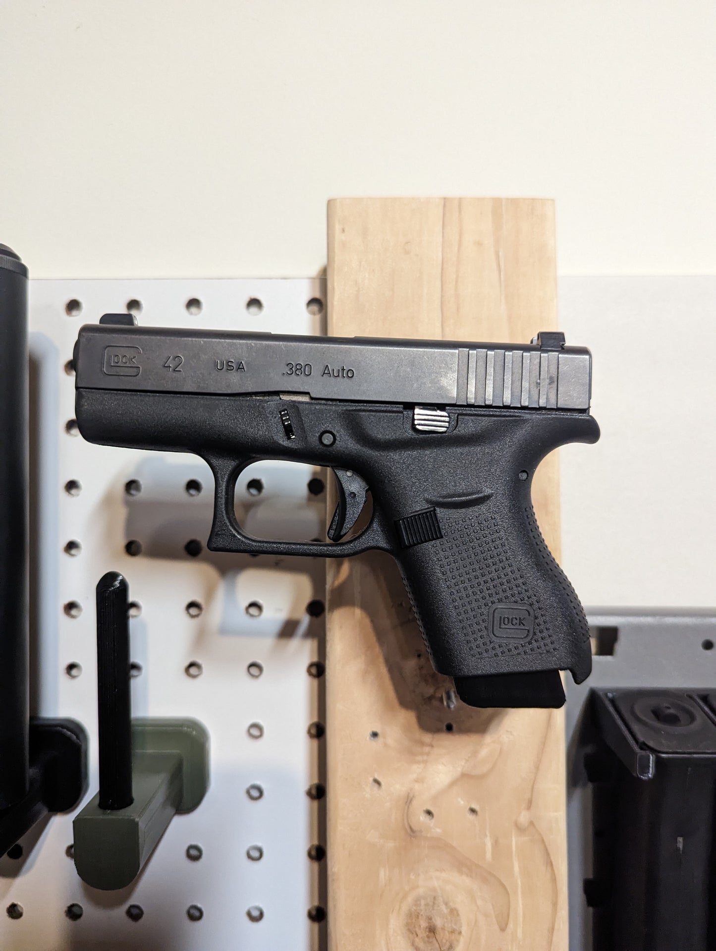 Magwell Mount for Glock 42 - Wall | Handgun Holder Storage Rack