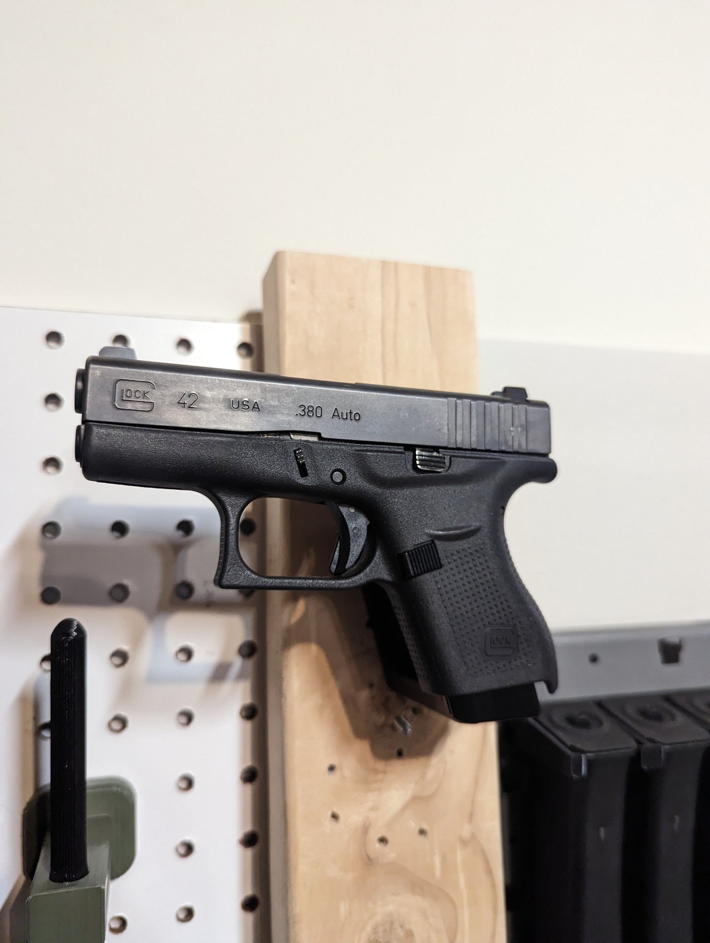 Magwell Mount for Glock 42 - Wall | Handgun Holder Storage Rack