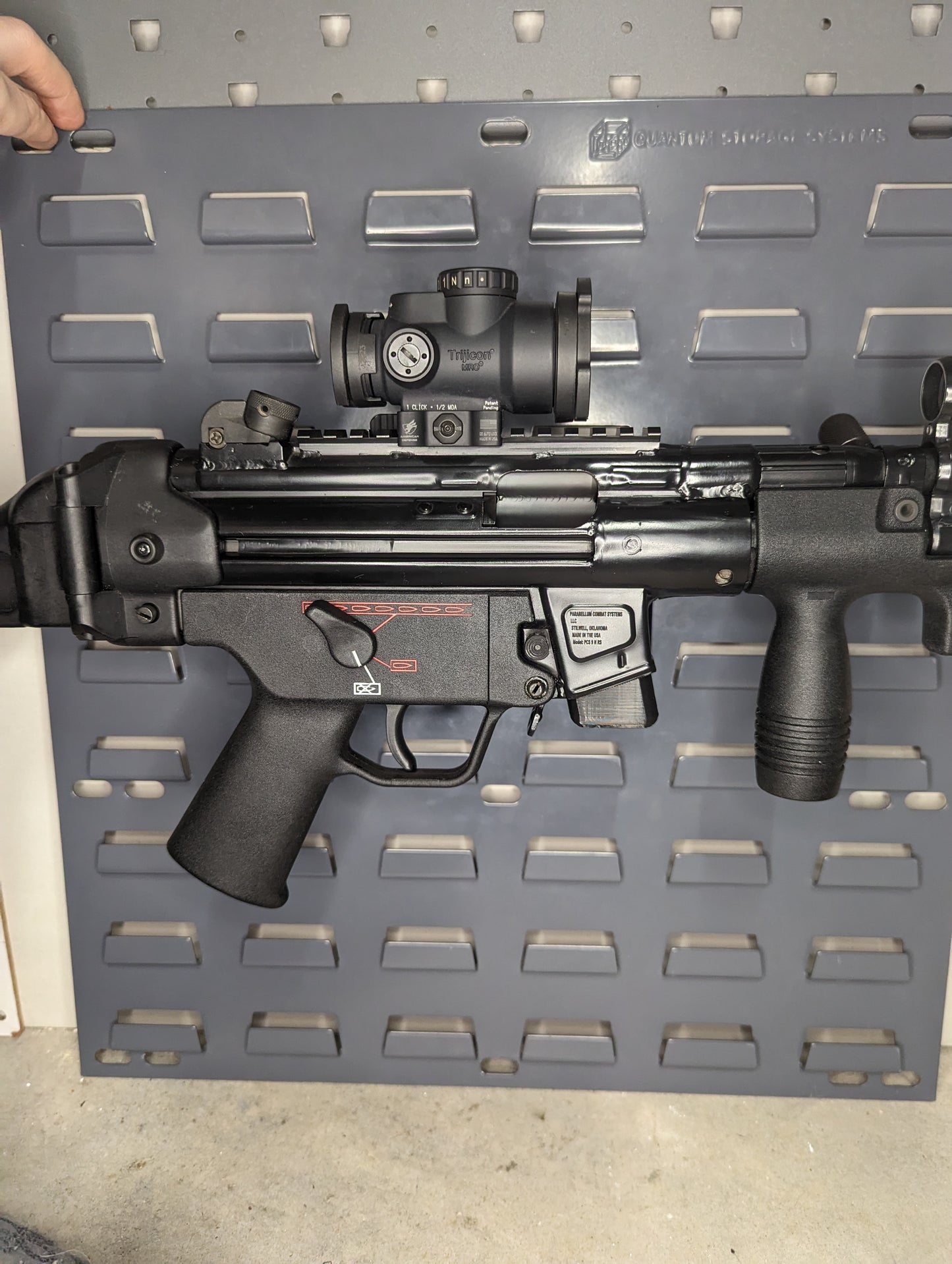 Magwell Mount for HK MP5 9mm - SecureIt | Rifle Holder Storage Rack