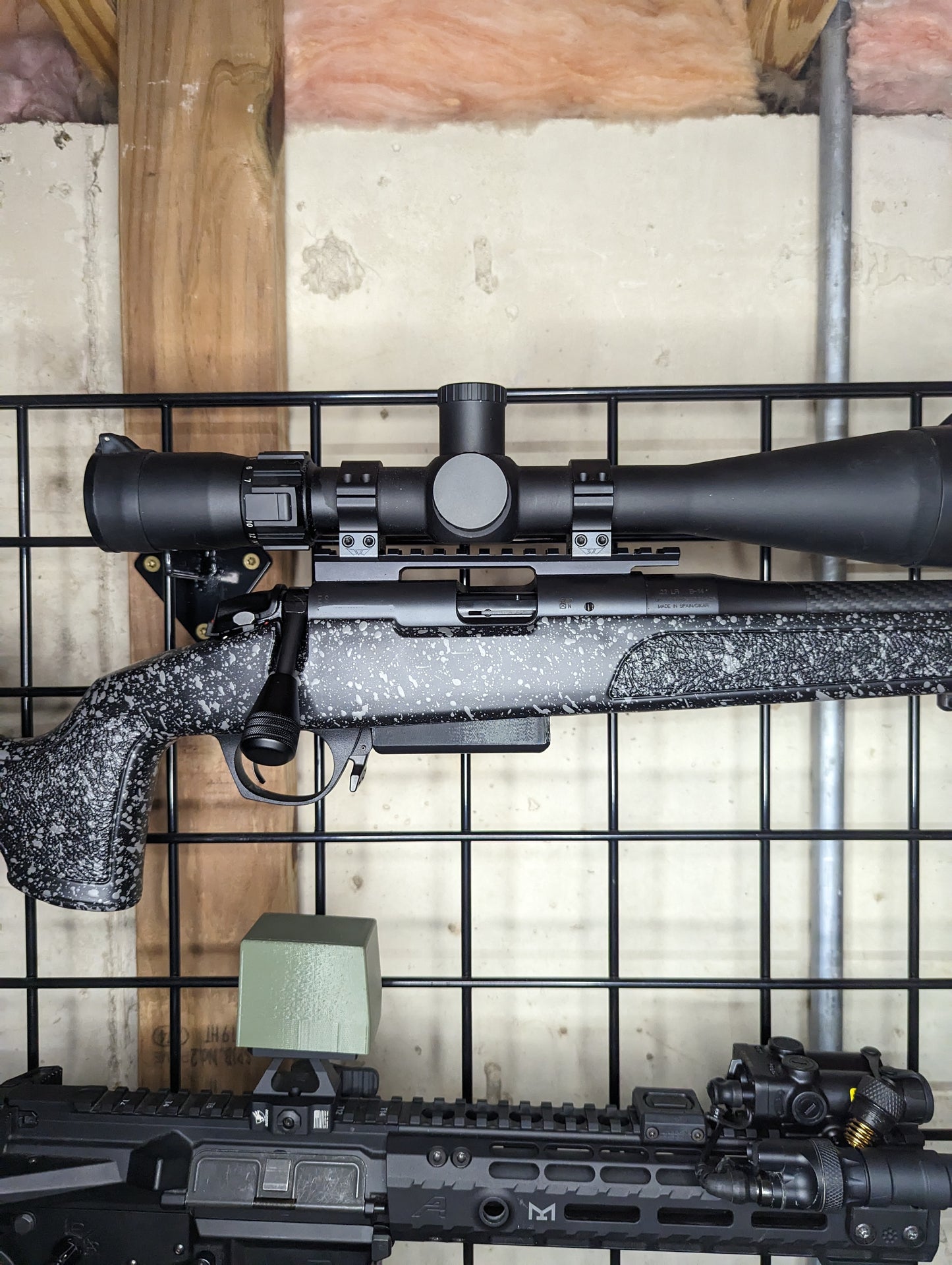 Magwell Mount for Bergara B14R - Gridwall | Rifle Holder Storage Rack