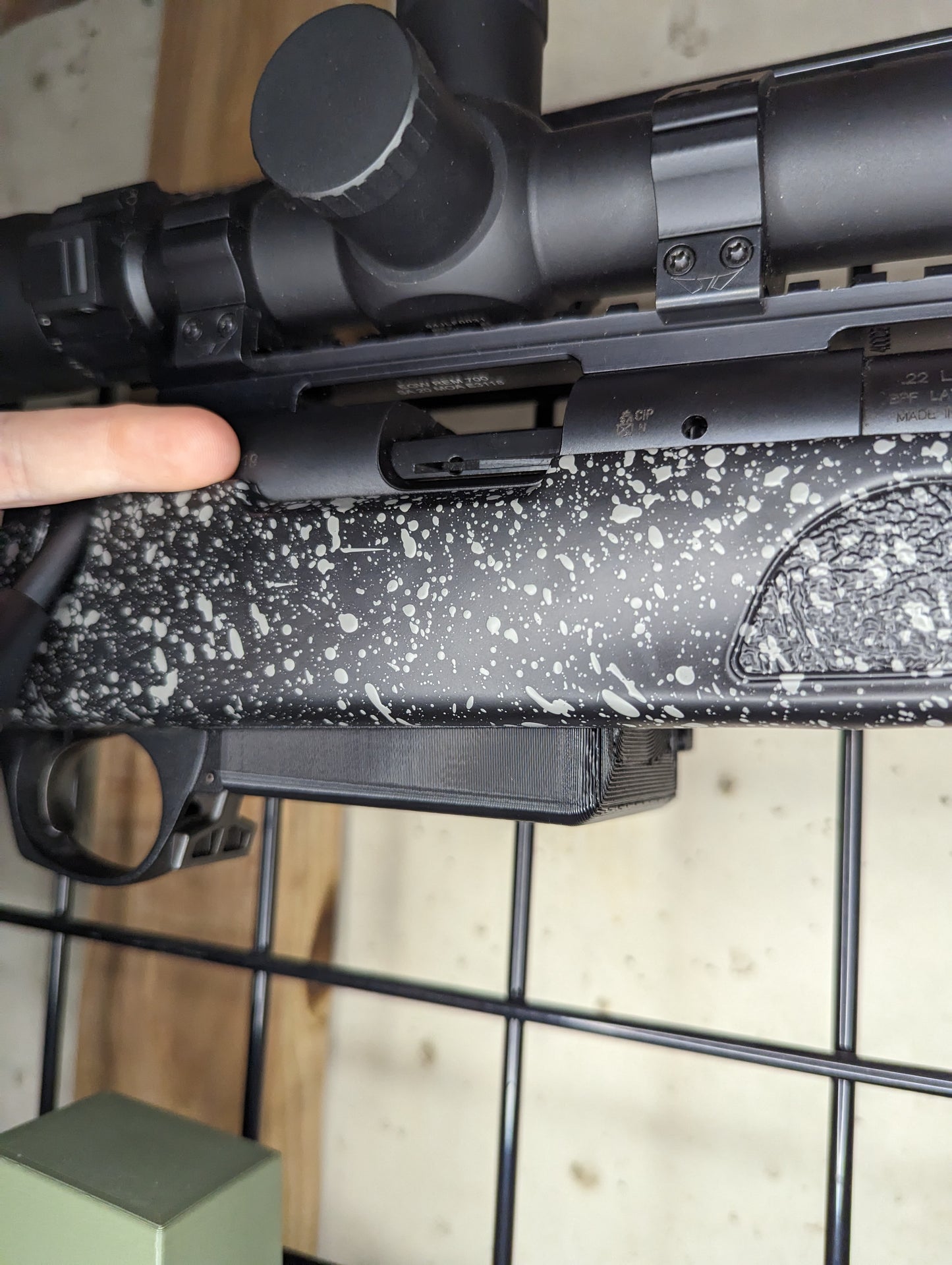 Magwell Mount for Bergara B14R - Gridwall | Rifle Holder Storage Rack