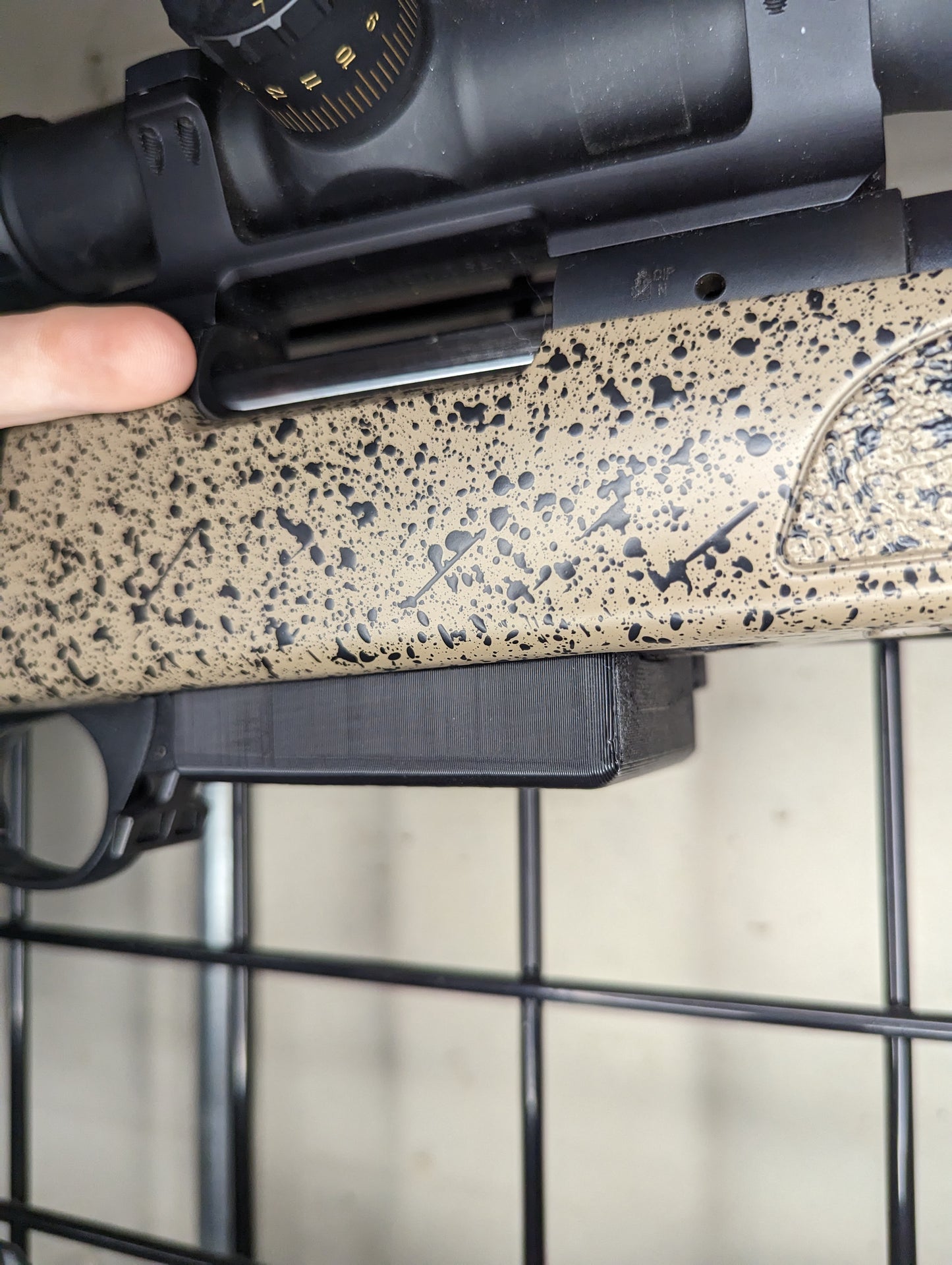 Magwell Mount for Bergara B14 - Gridwall | Rifle Holder Storage Rack