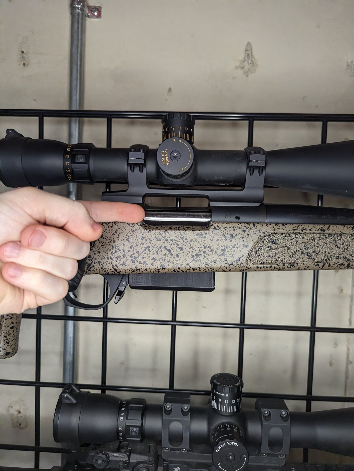 Magwell Mount for Bergara B14 - Gridwall | Rifle Holder Storage Rack