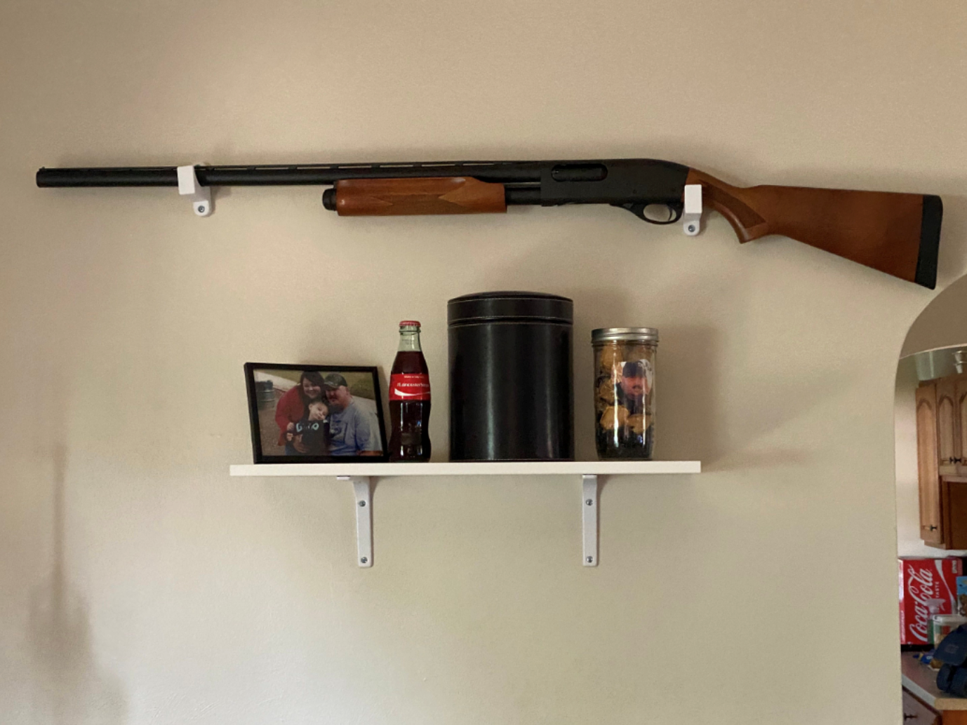Universal Horizontal Gun Mount - Wall | Rifle Holder Storage Rack