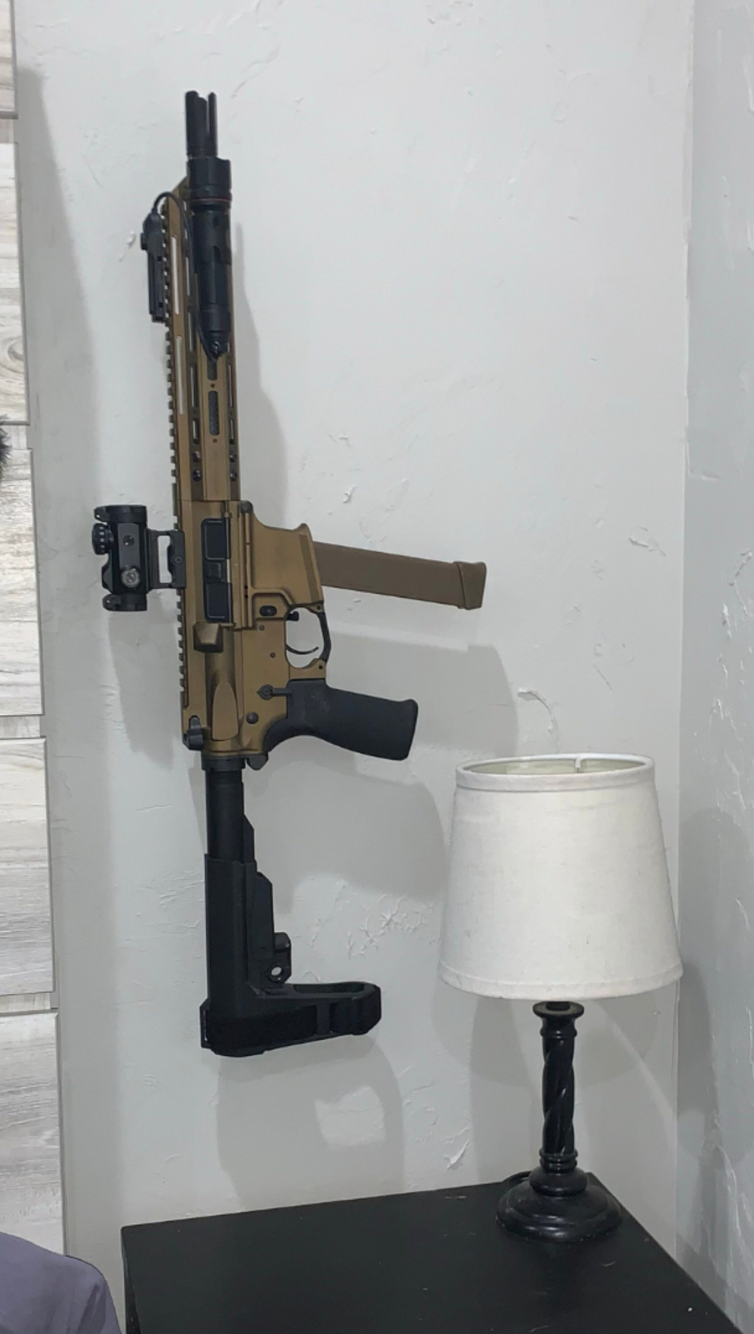 MLOK Vertical Gun Mount - Wall | Rifle Holder Storage Rack