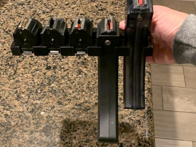 Mount for Ruger 10/22 Mags - Wall | Magazine Holder Storage Rack