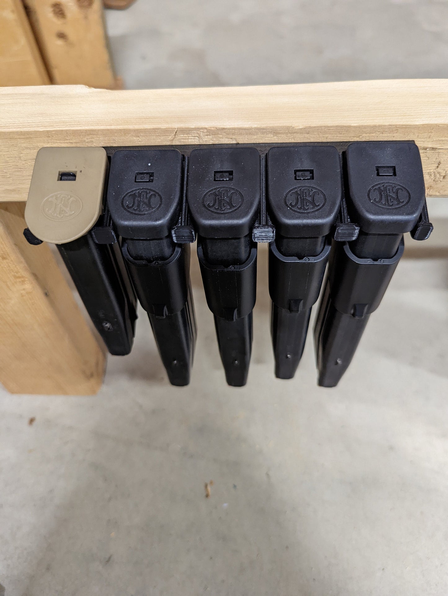 Mount for FN 509 Series Mags - Wall | Magazine Holder Storage Rack