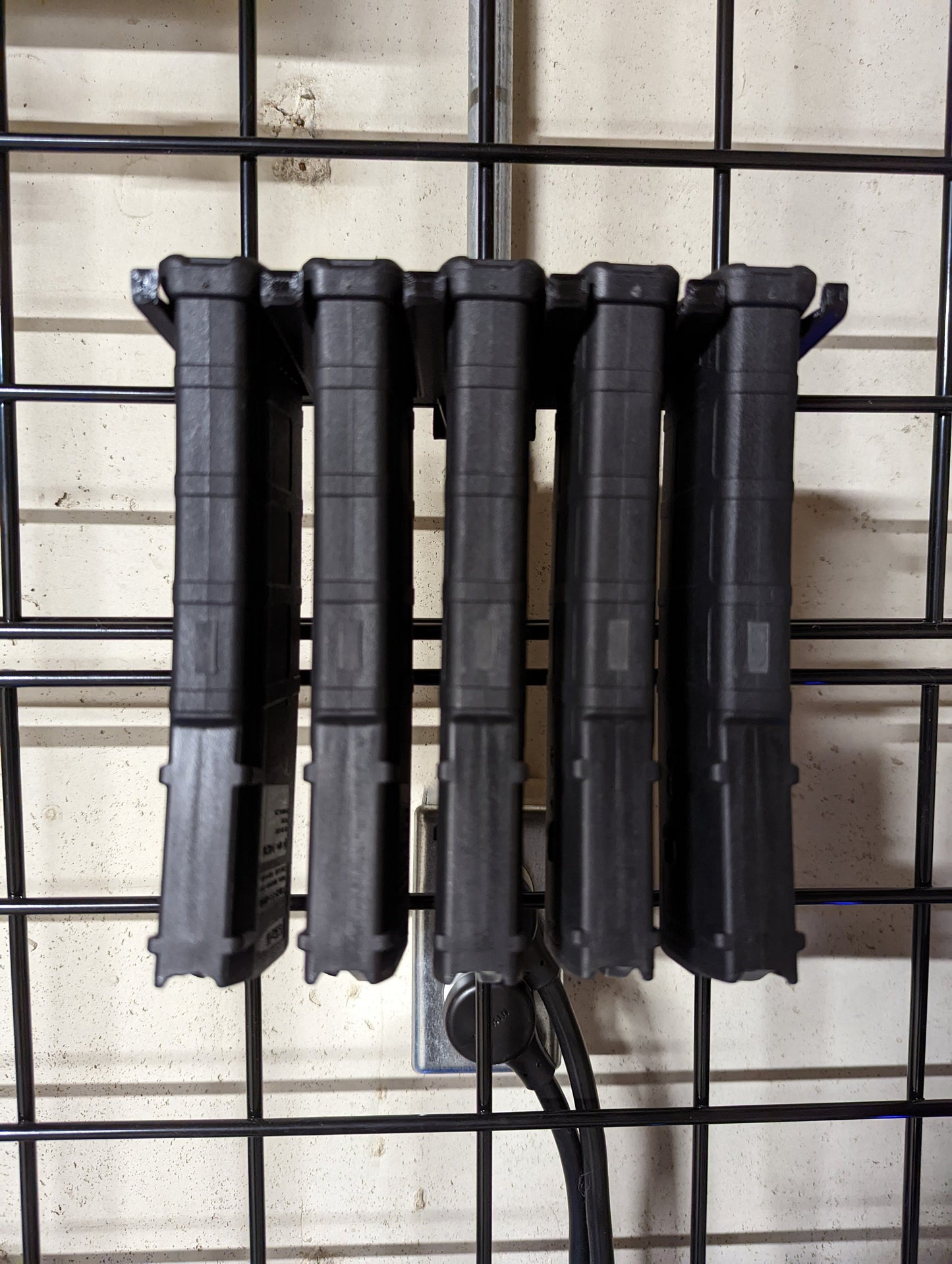 Mount for AR 15 Pmag / TMAG Mags - Gridwall | Magazine Holder Storage Rack