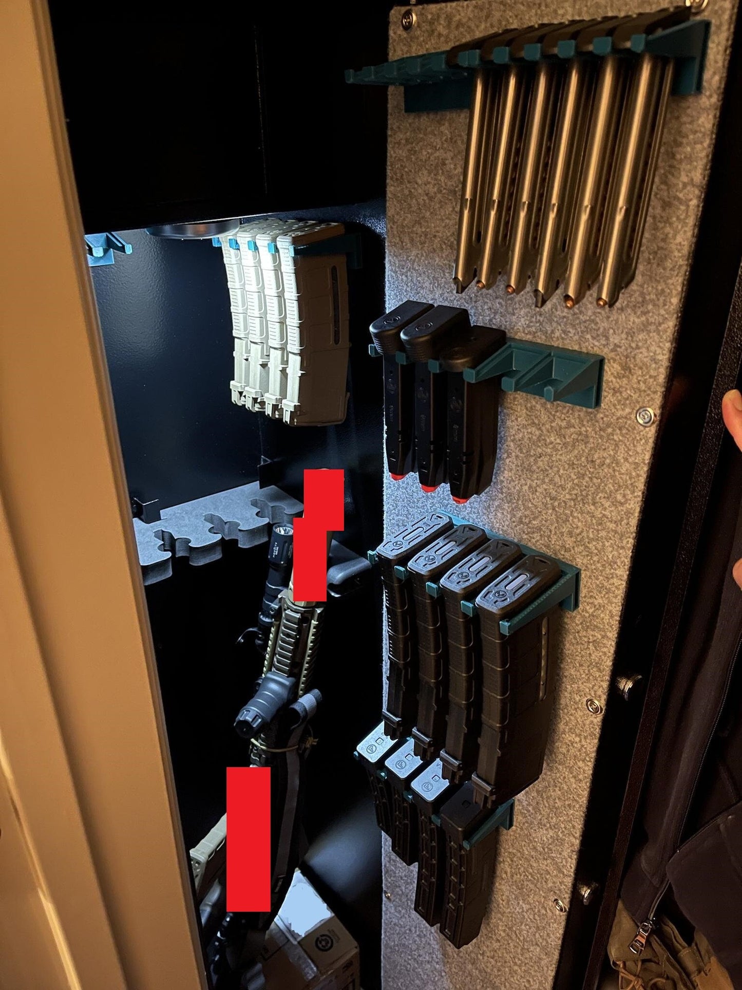 Mount for Ruger Mark II III IV and 22/45 Mags - Magnetic | Magazine Holder Storage Rack