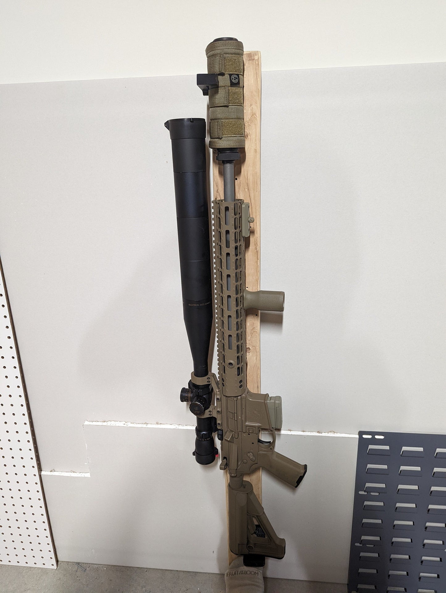 Universal Vertical Gun Mount - Wall | Rifle Holder Storage Rack