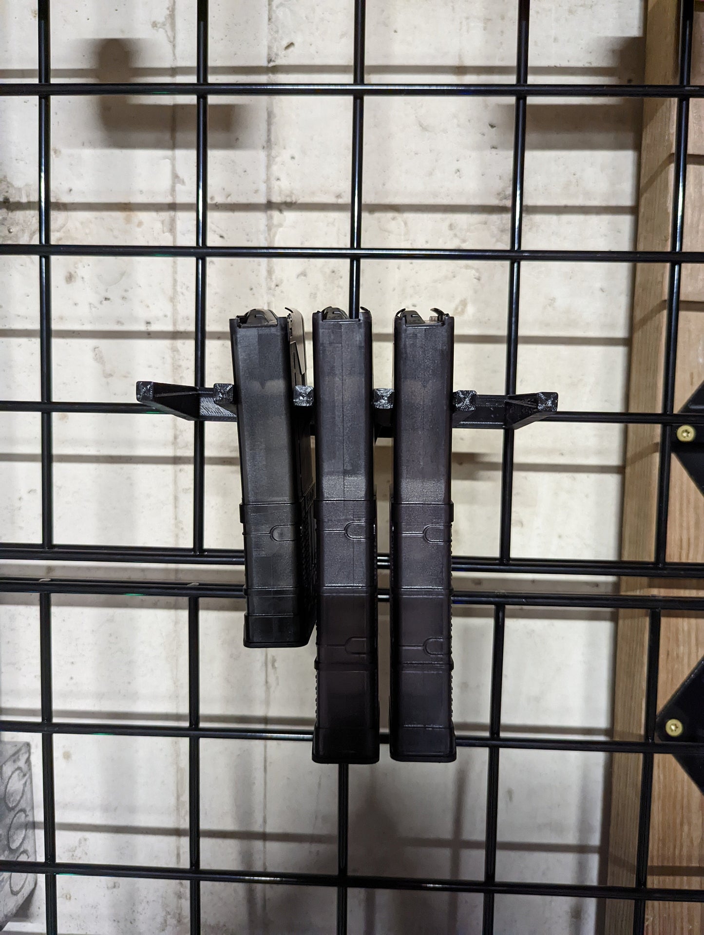 Mount for AR 15 556 Lancer Mags - Gridwall | Magazine Holder Storage Rack