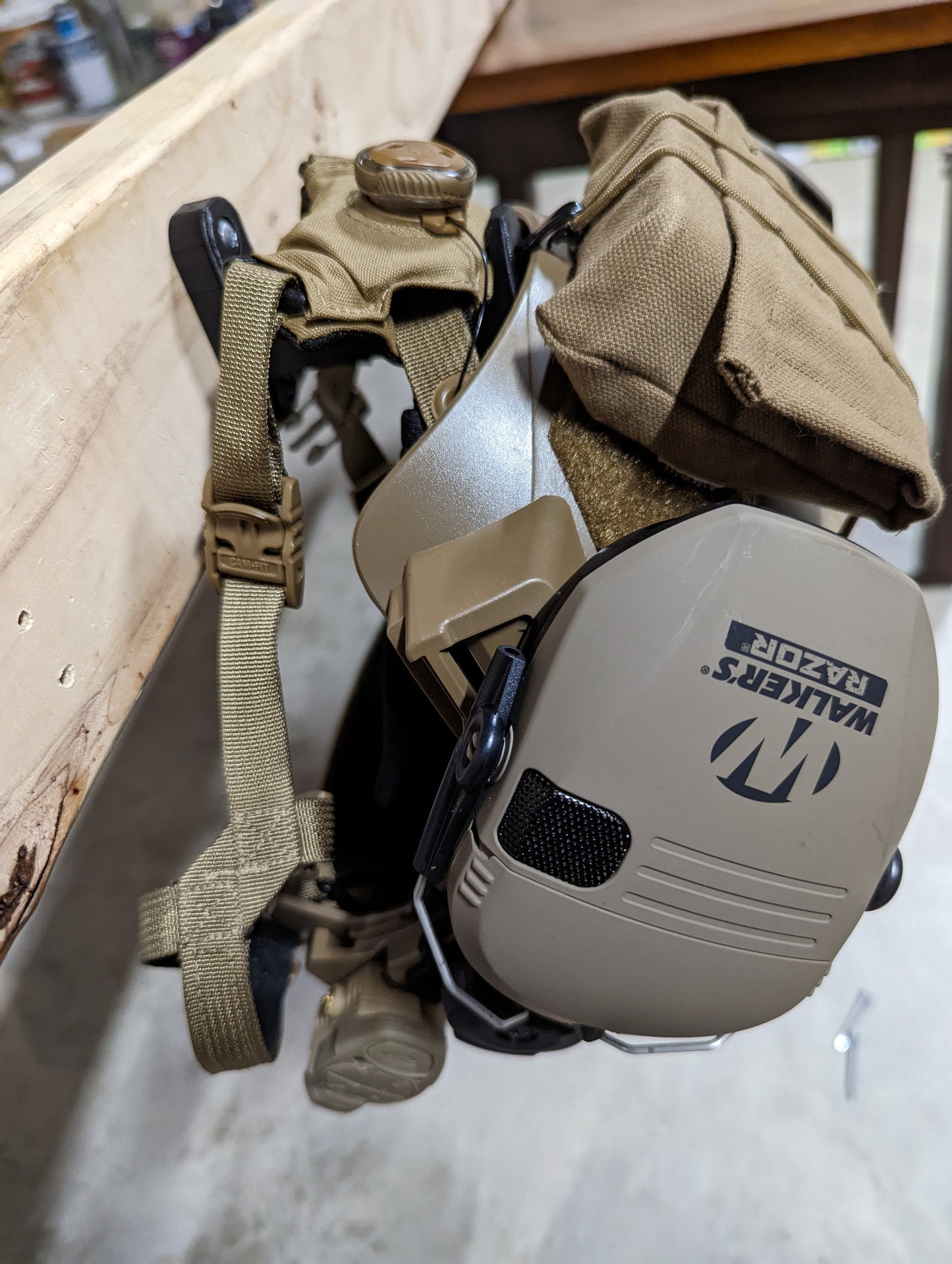 Bump / Ballistic Helmet Mount - Wall | Gear Holder Storage Rack
