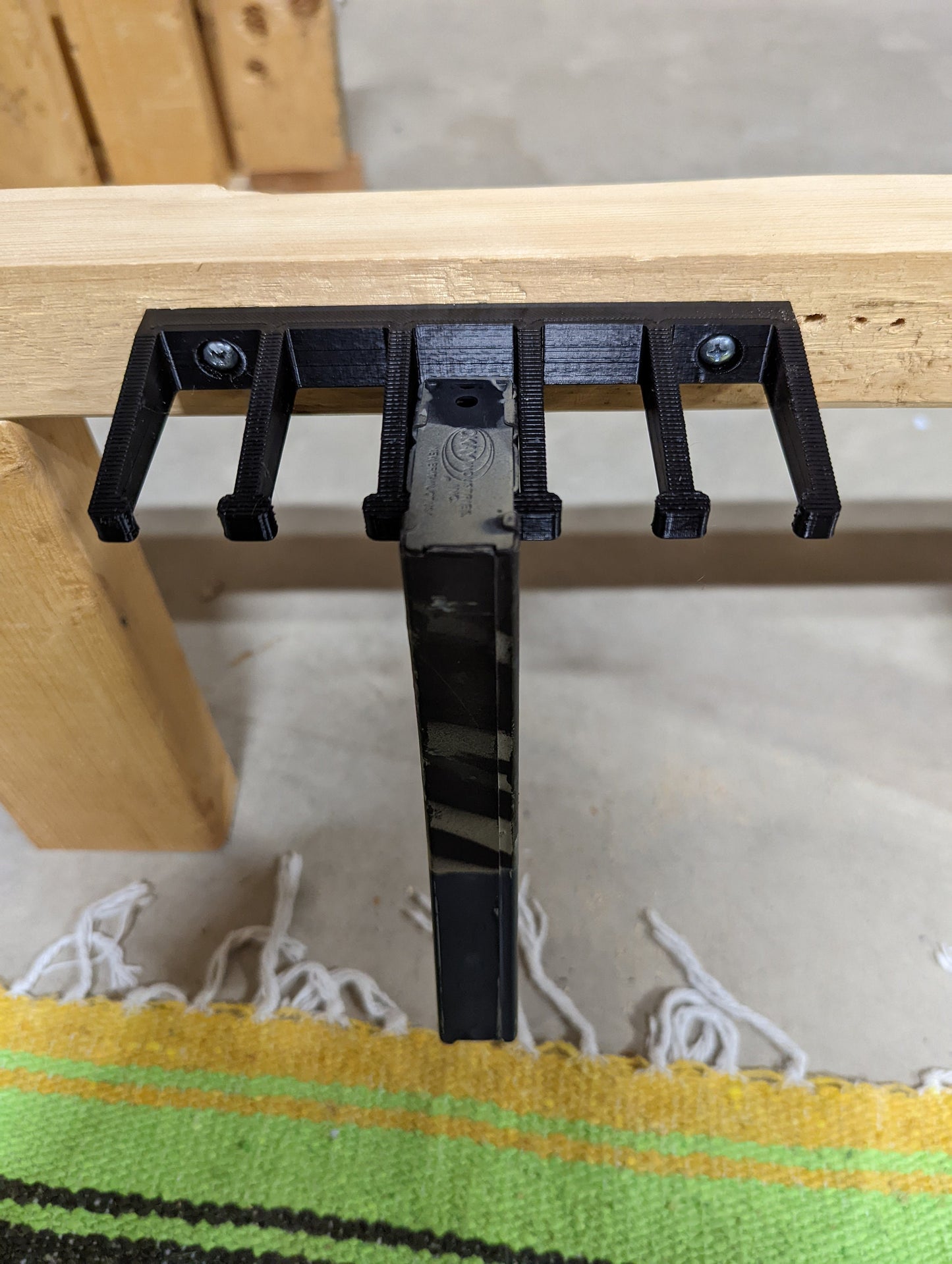 Mount for AR 15 556 Metal Mags - Wall | Magazine Holder Storage Rack