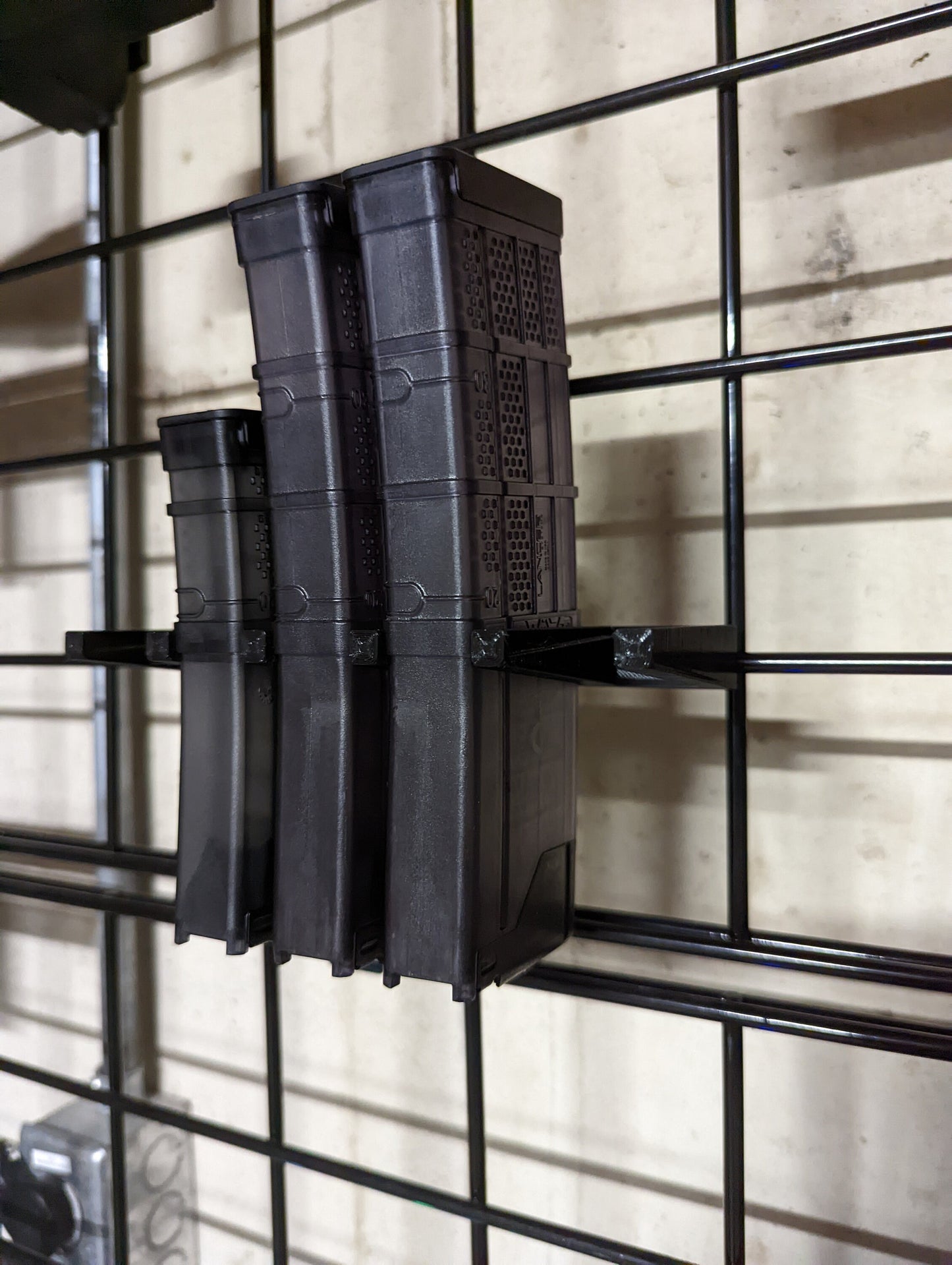 Mount for AR 15 556 Lancer Mags - Gridwall | Magazine Holder Storage Rack
