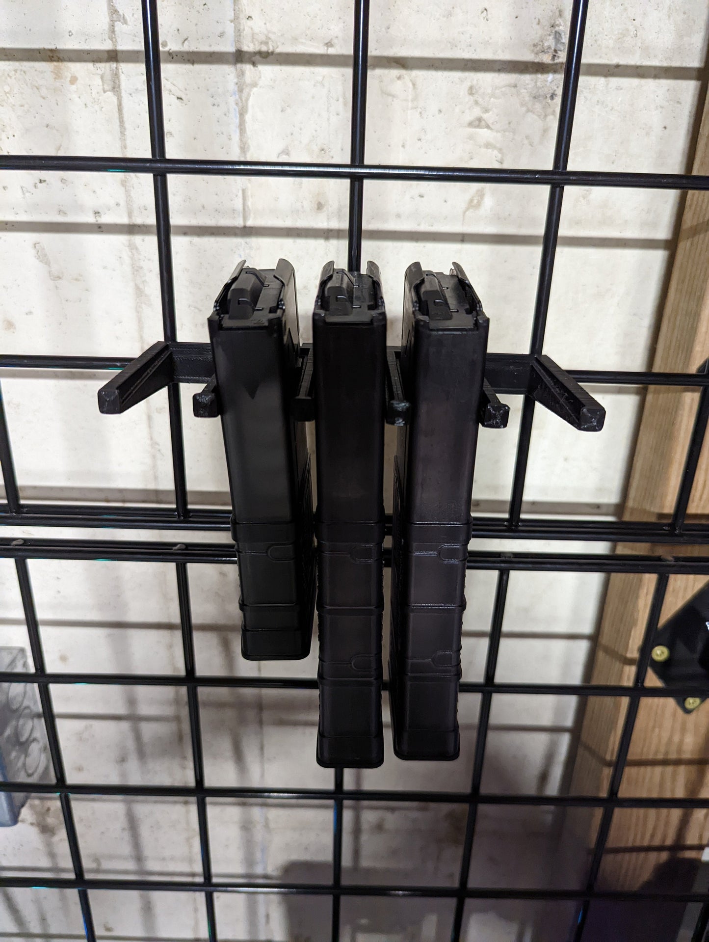 Mount for AR 15 556 Lancer Mags - Gridwall | Magazine Holder Storage Rack