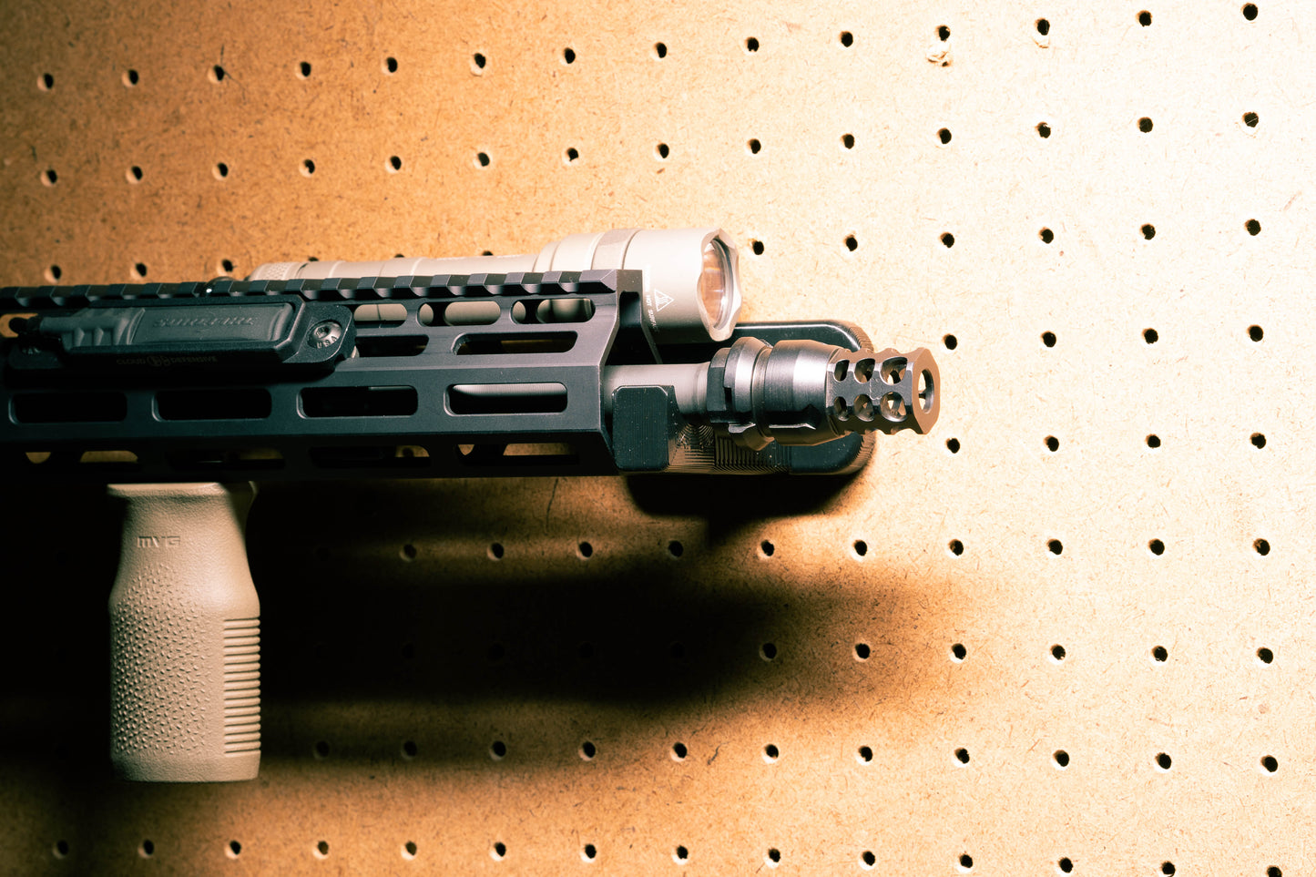 AR Horizontal Mount - Pegboard / IKEA Skadis / Wall Control / Vaultek | Rifle Holder Storage Rack