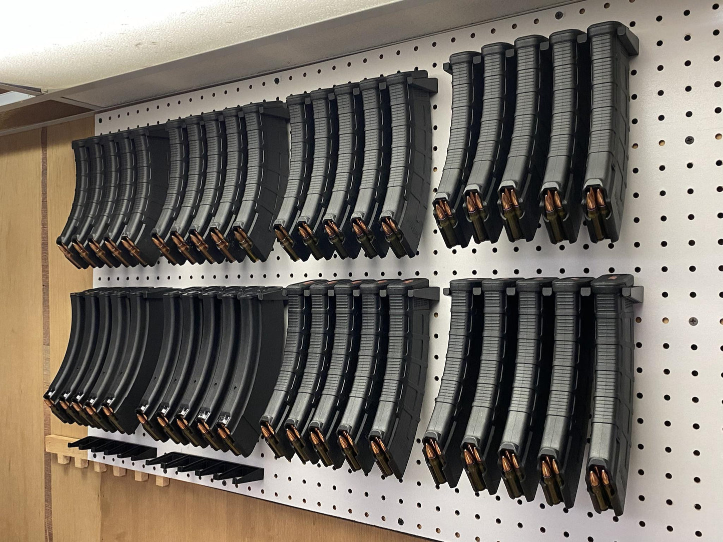 Mount for AK 762x39 Mags - Pegboard / IKEA Skadis / Wall Control / Vaultek | Magazine Holder Storage Rack