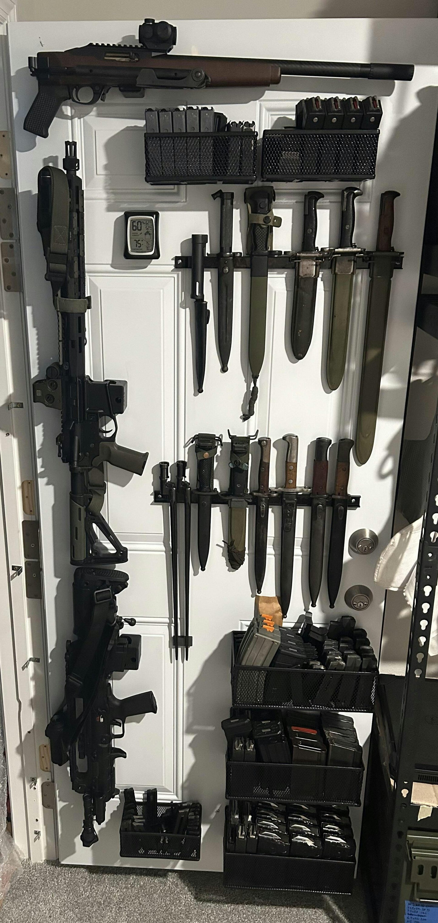 AR 15 Magwell Mount - Wall | Rifle Holder Storage Rack