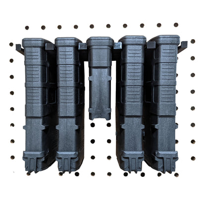 Mount for AR 10 308/762 Pmag Mags - Pegboard / IKEA Skadis / Wall Control / Vaultek | Magazine Holder Storage Rack