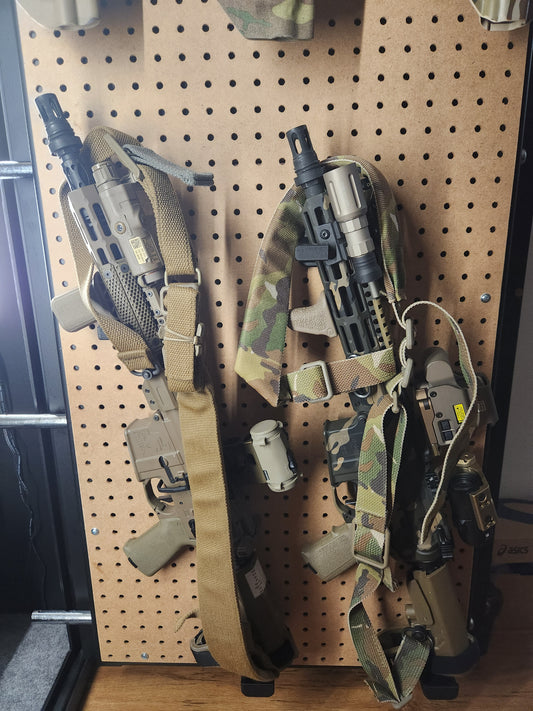 Universal Vertical Gun Mount - Pegboard / IKEA Skadis / Wall Control / Vaultek | Rifle Holder Storage Rack