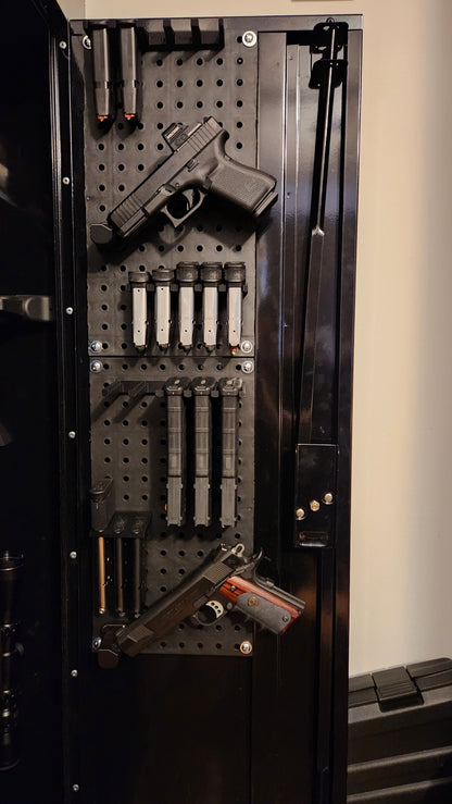 Universal Pistol / Silencer Mount - Pegboard / IKEA Skadis / Wall Control / Vaultek | Handgun Holder Storage Rack