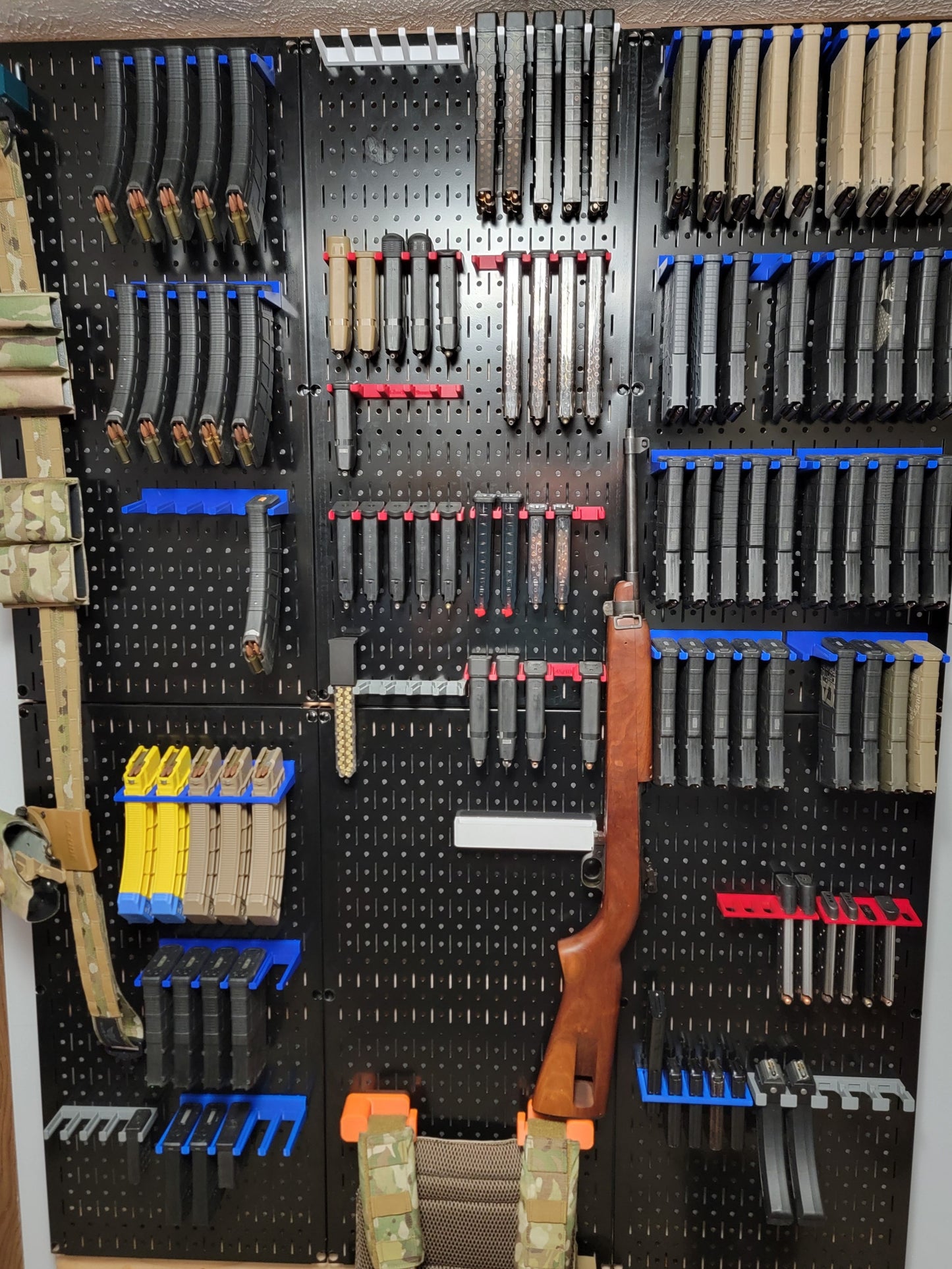 Mount for Ruger Mini-14 Mags - Pegboard / IKEA Skadis / Wall Control / Vaultek | Magazine Holder Storage Rack