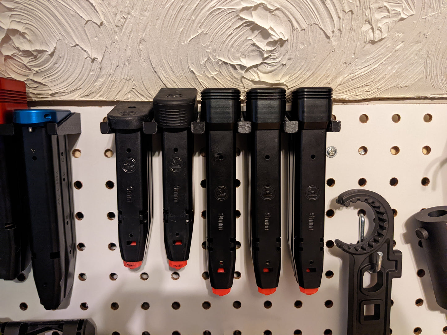 Mount for CZ P07/P09/P10 Mags - Pegboard / IKEA Skadis / Wall Control / Vaultek | Magazine Holder Storage Rack