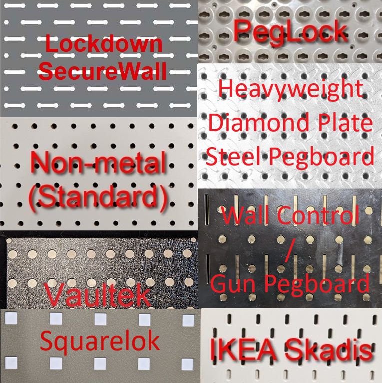 Magwell Mount for Hi-Point C9 / CF380 - Pegboard / IKEA Skadis / Wall Control / Vaultek | Handgun Holder Storage Rack