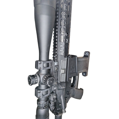 AR 10 Inline Vertical Magwell Mount - Wall | Rifle Holder Storage Rack